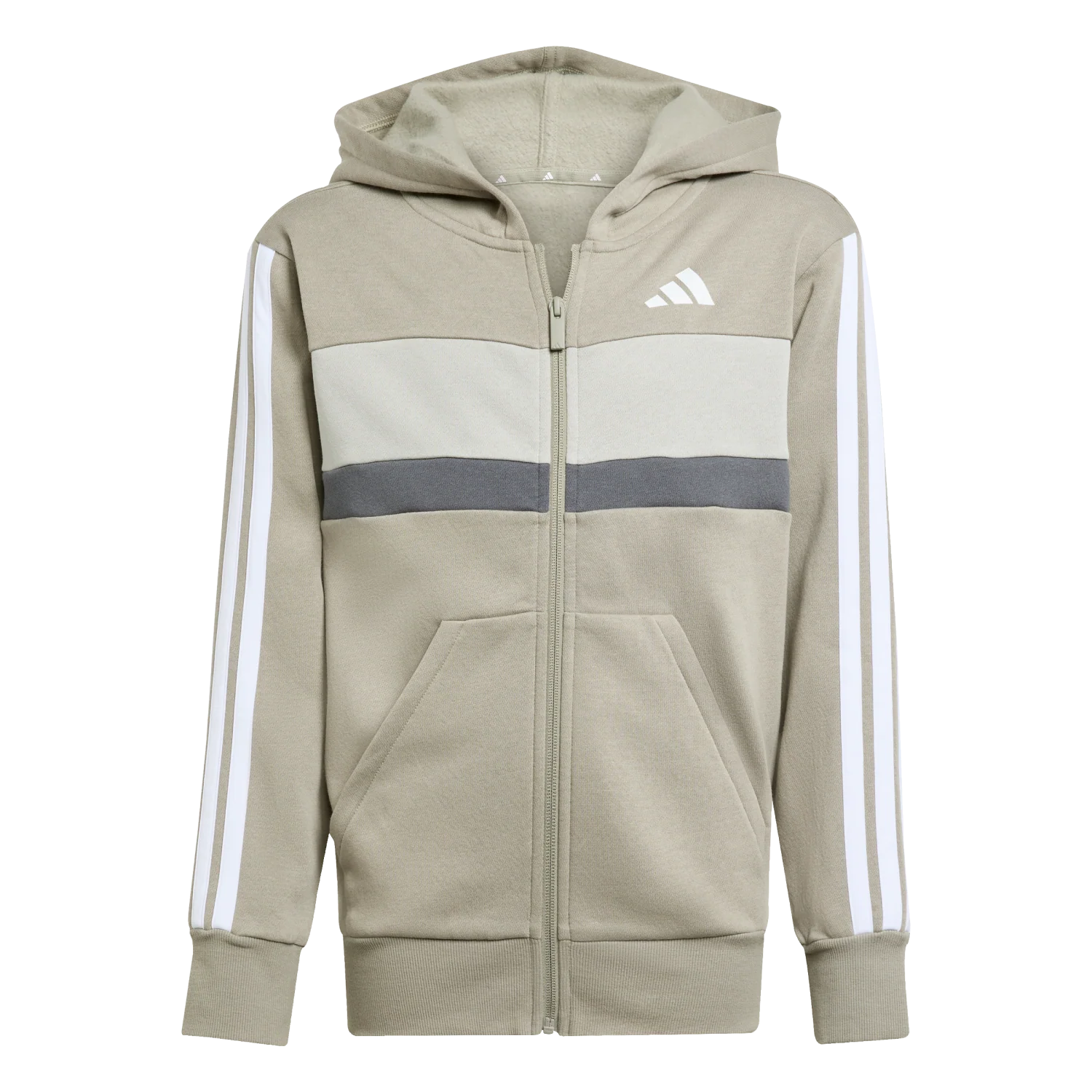 Youth adidas Tracksuit Cotton Grey - Image 4