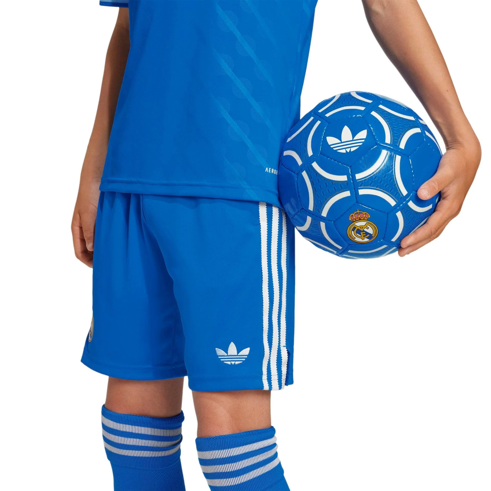 Kids Third Shorts 25/26 Blue - Image 3