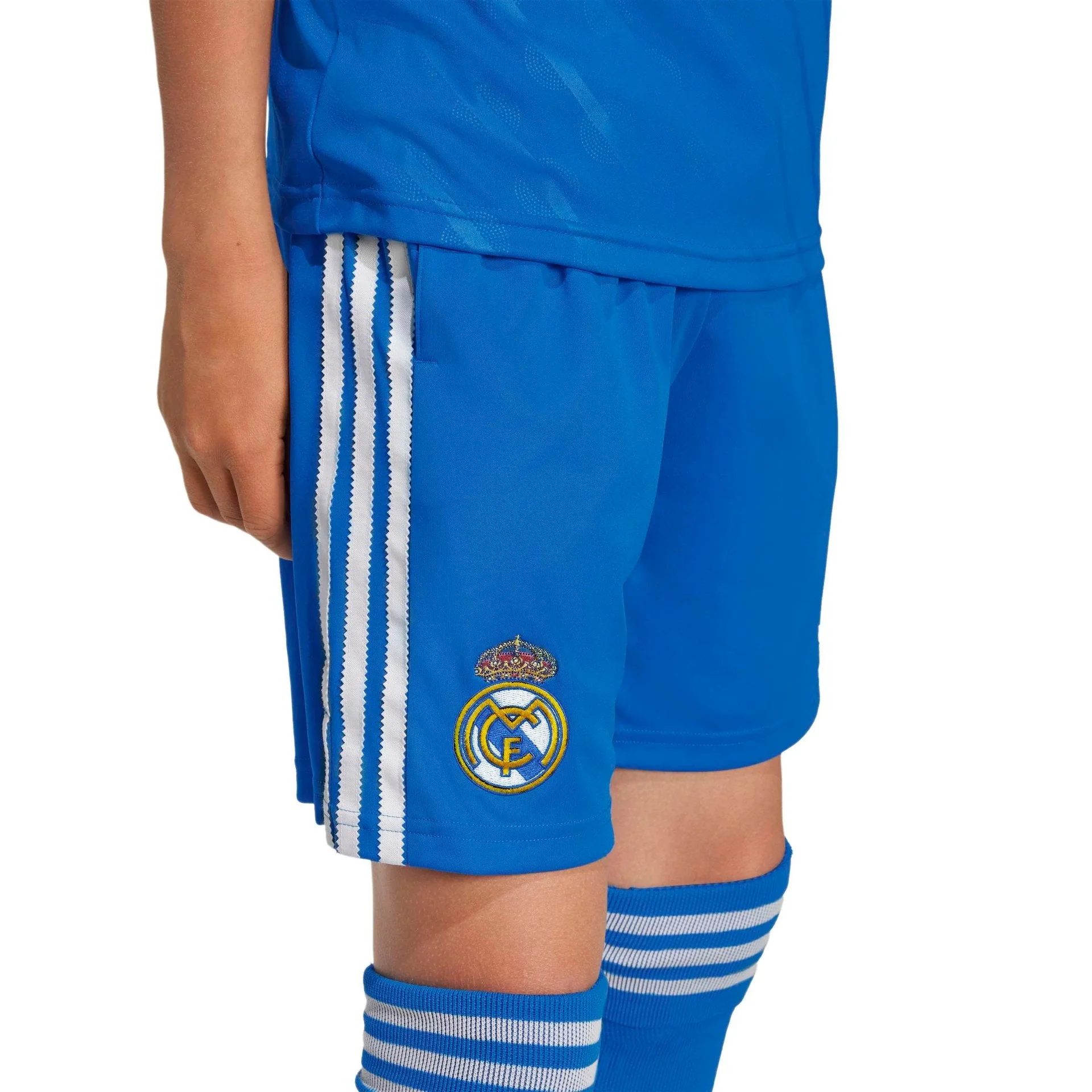 Kids Third Shorts 25/26 Blue - Image 4