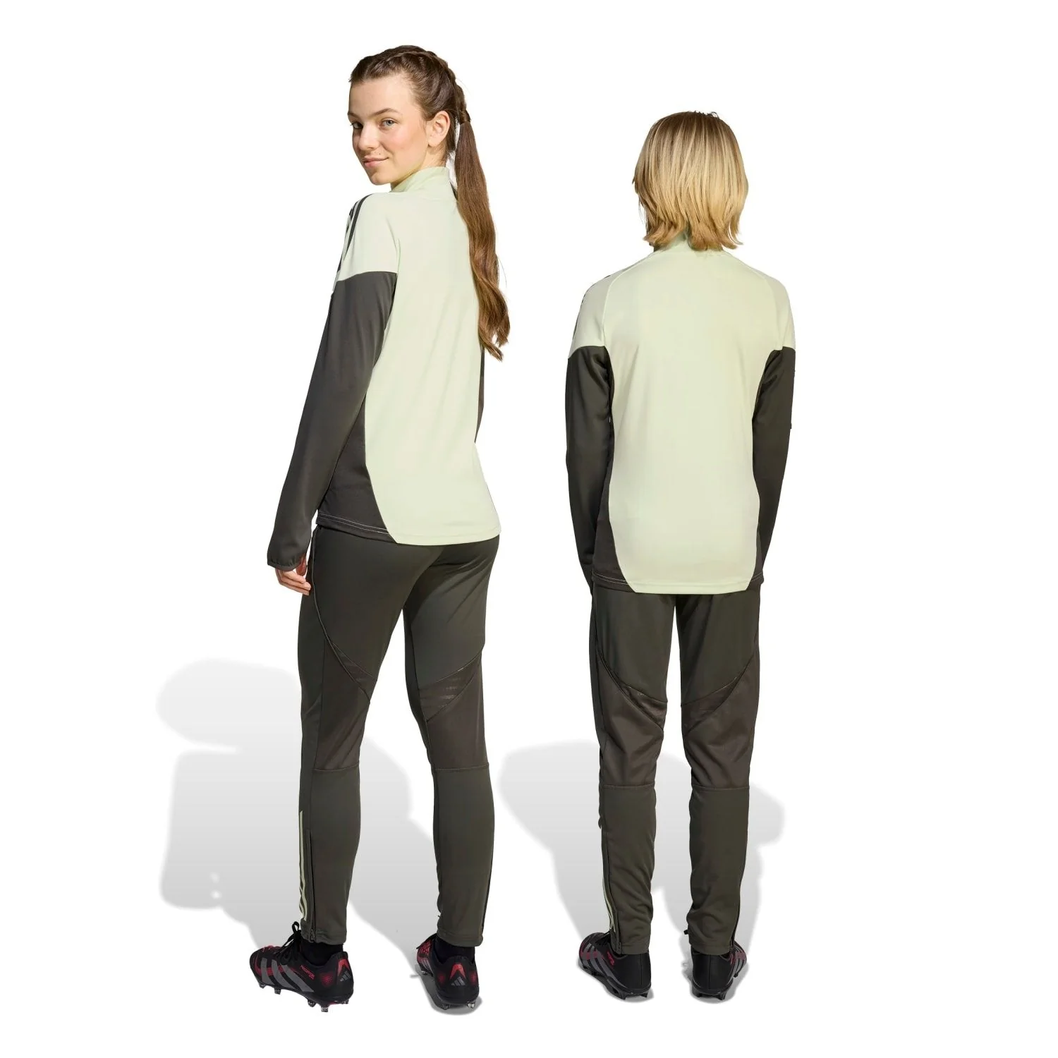 Kids adidas Training Pants 25/26 Dark Olive - Image 4