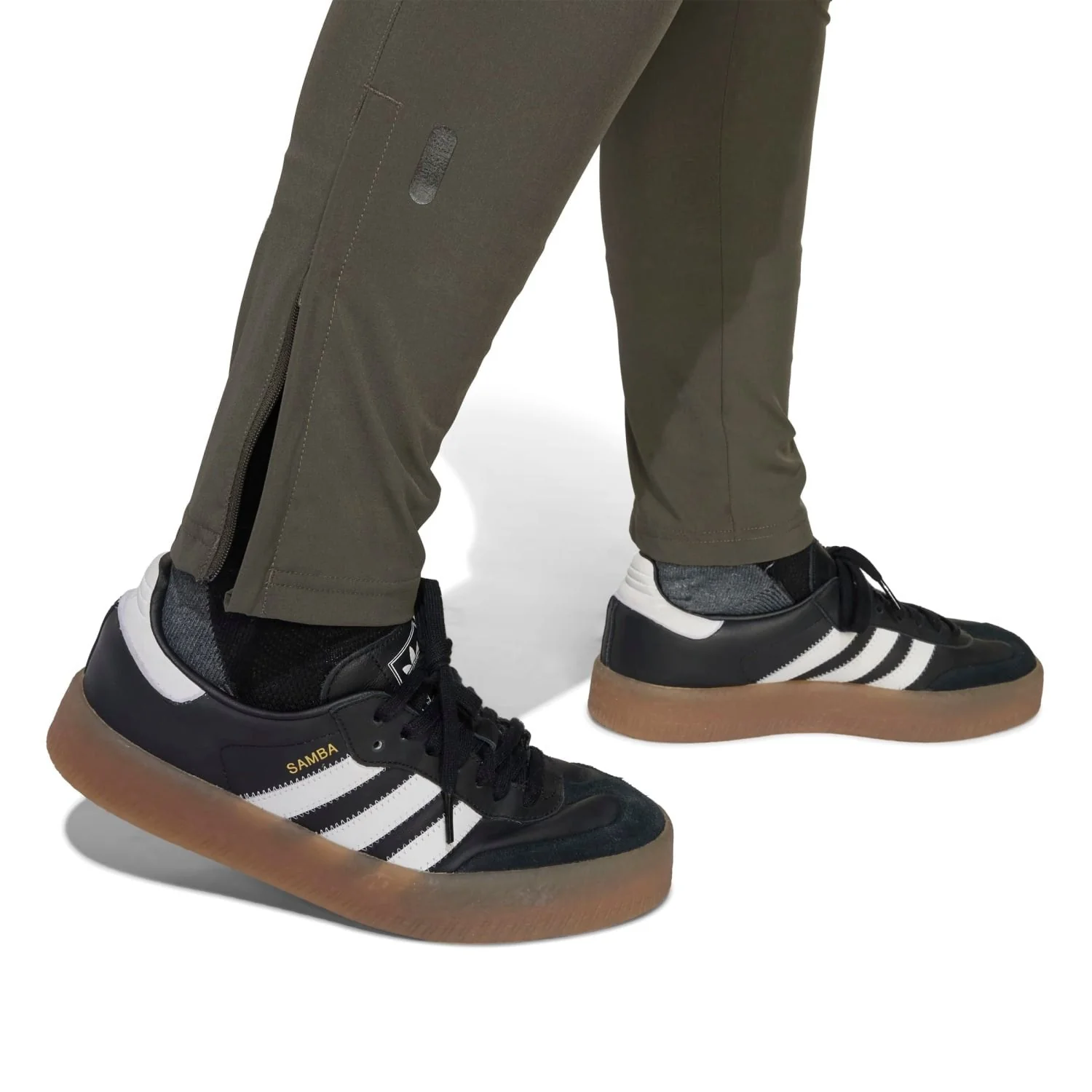 Kids Tiro Vis Tech Competition Pants Grey/Lime Green - Image 3