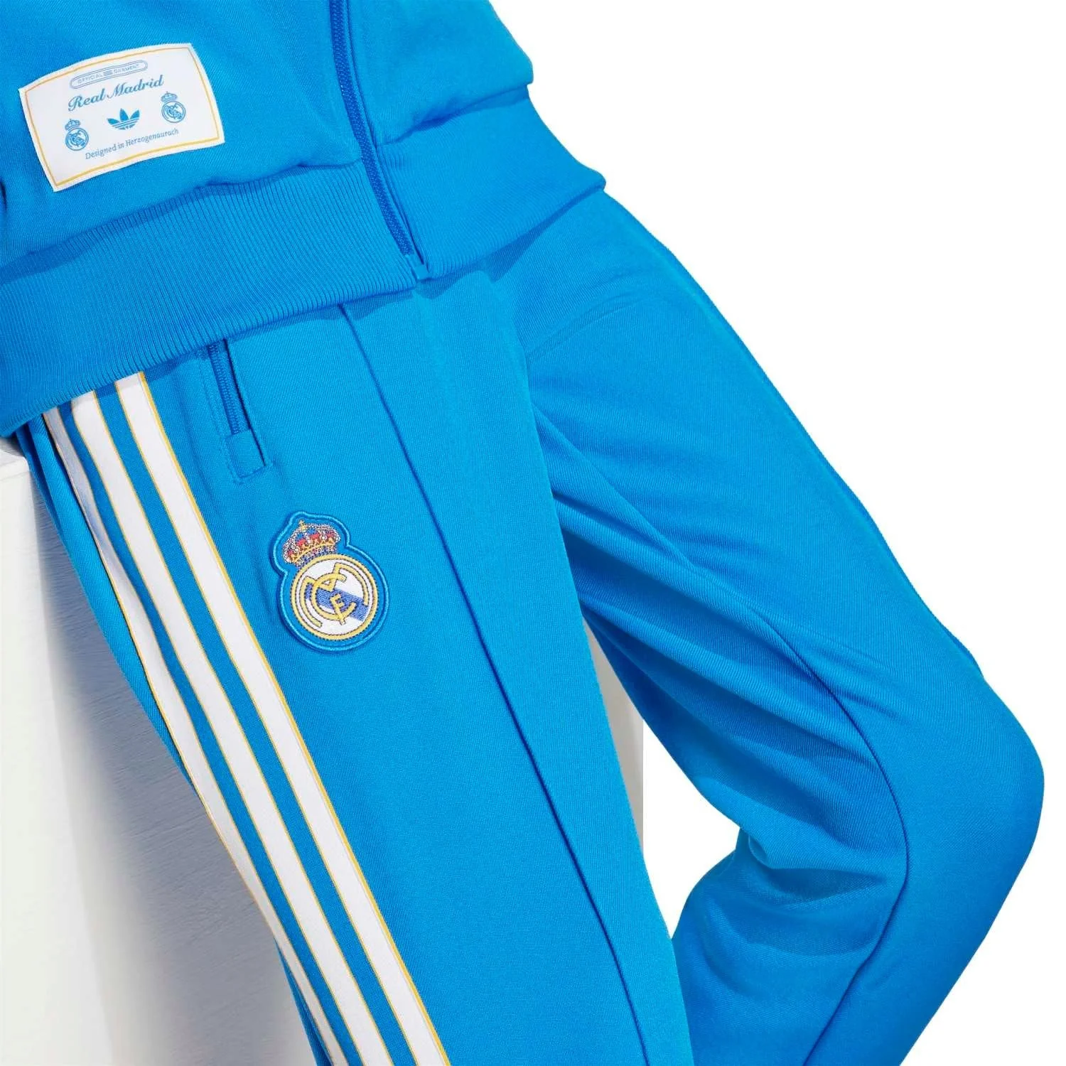 Kids adidas Originals Terrace Icons Track Pants 25/26 Blue - Image 3