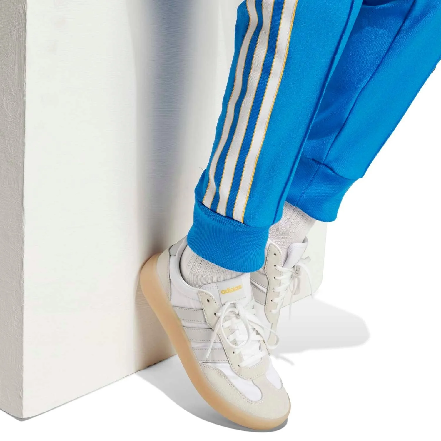 Kids adidas Originals Terrace Icons Track Pants 25/26 Blue - Image 4