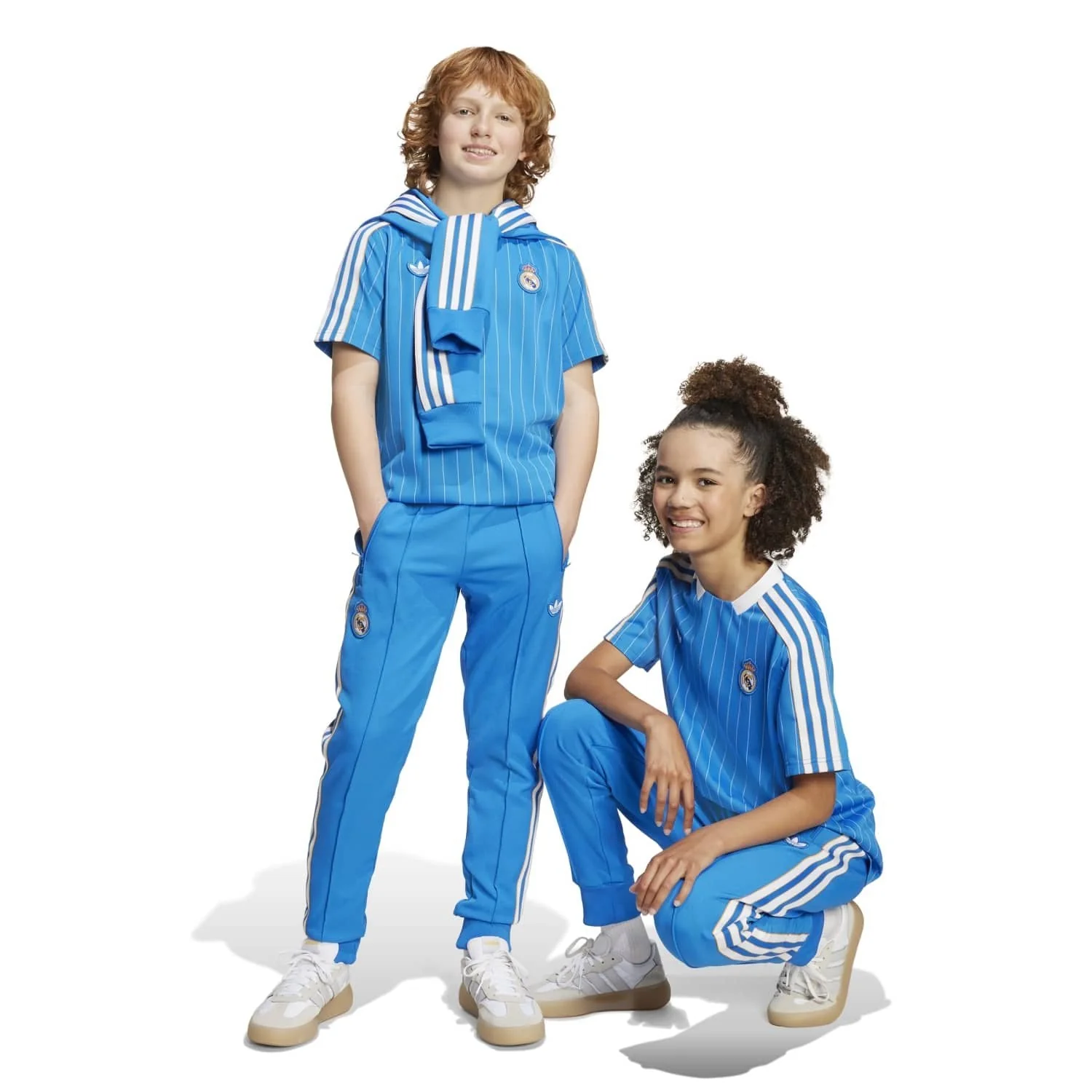 Kids adidas Originals Terrace Icons Track Pants 25/26 Blue - Image 5