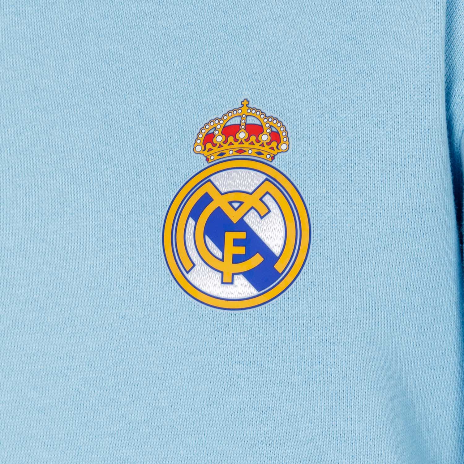 Kids Essentials Color Crest Hoody Light Blue - Image 3