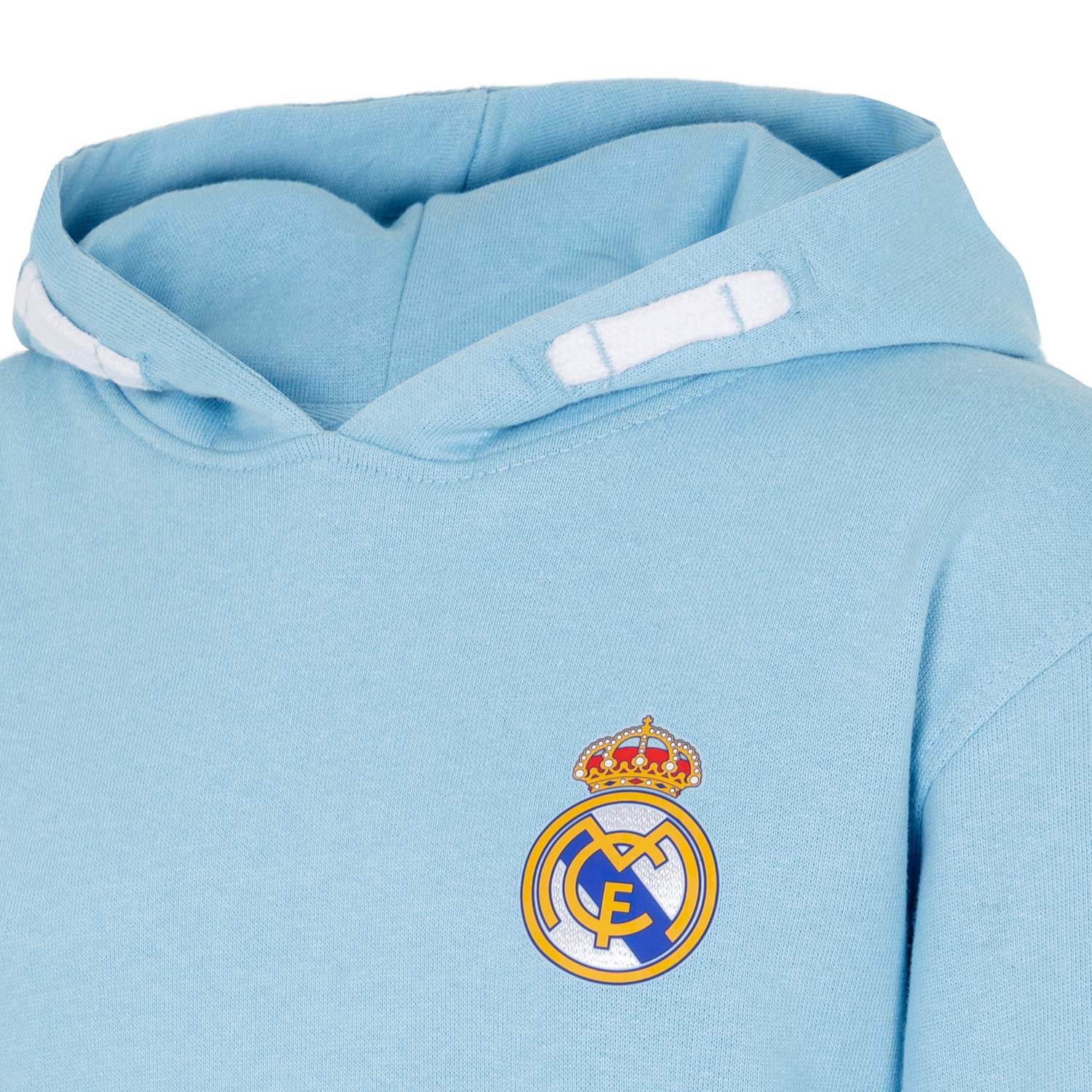 Kids Essentials Color Crest Hoody Light Blue - Image 4