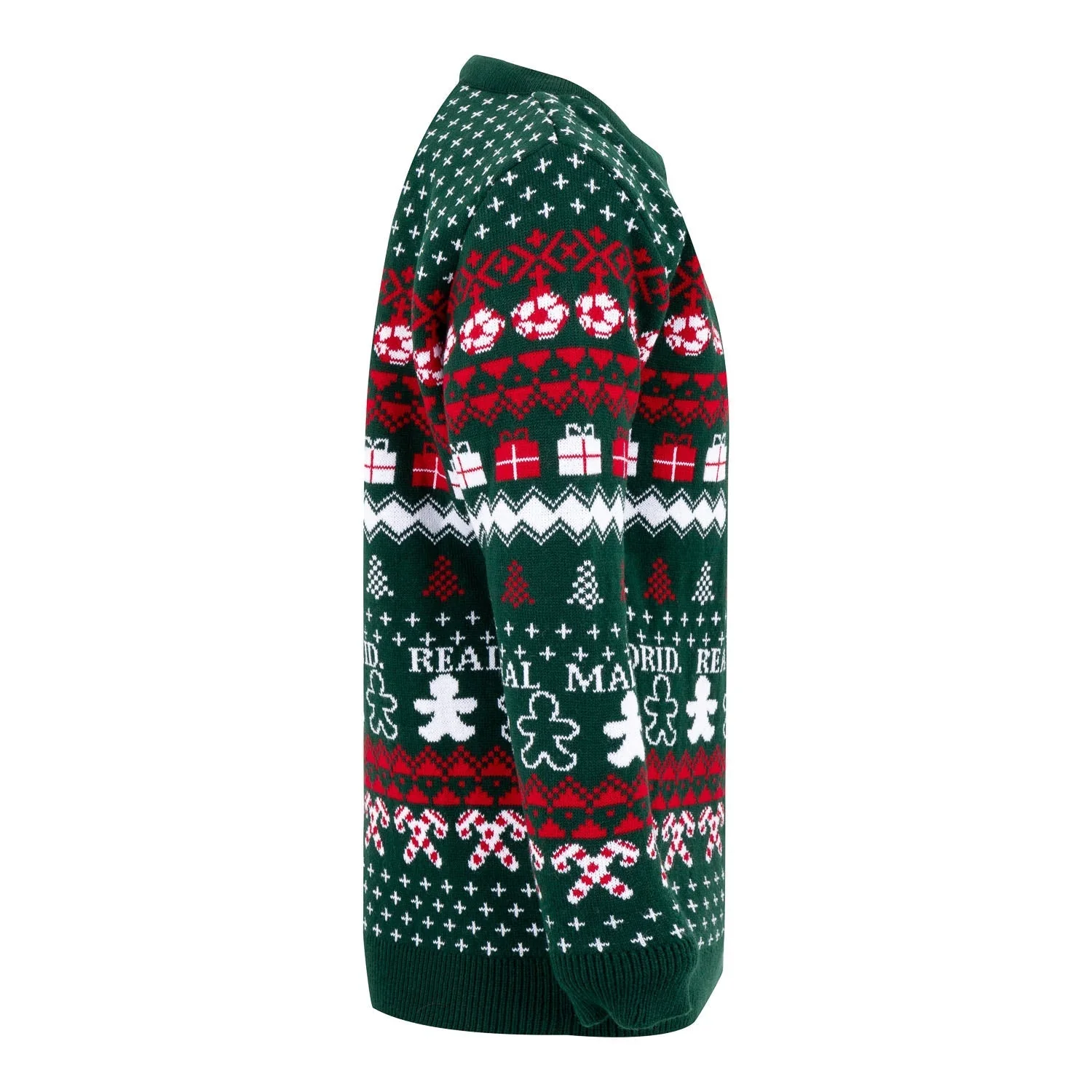 Kids Christmas Sweater Crest Green/Multicolor - Image 5
