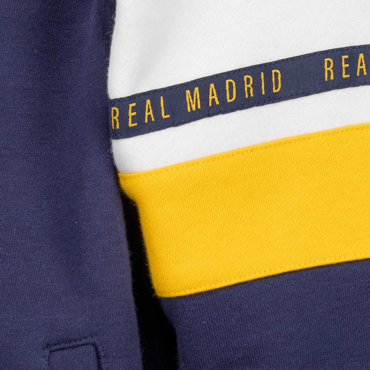 Kids Kids on Tour Real Madrid Sleeve Colour Block Zip Jacket - Image 4