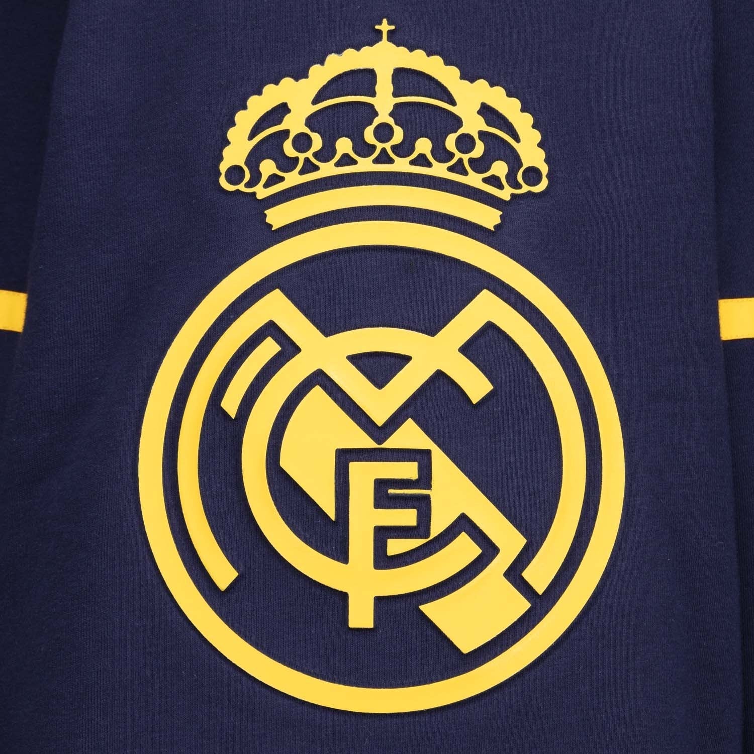 Kids Kids on Tour Real Madrid Embossed Crest Hoodie - Image 4