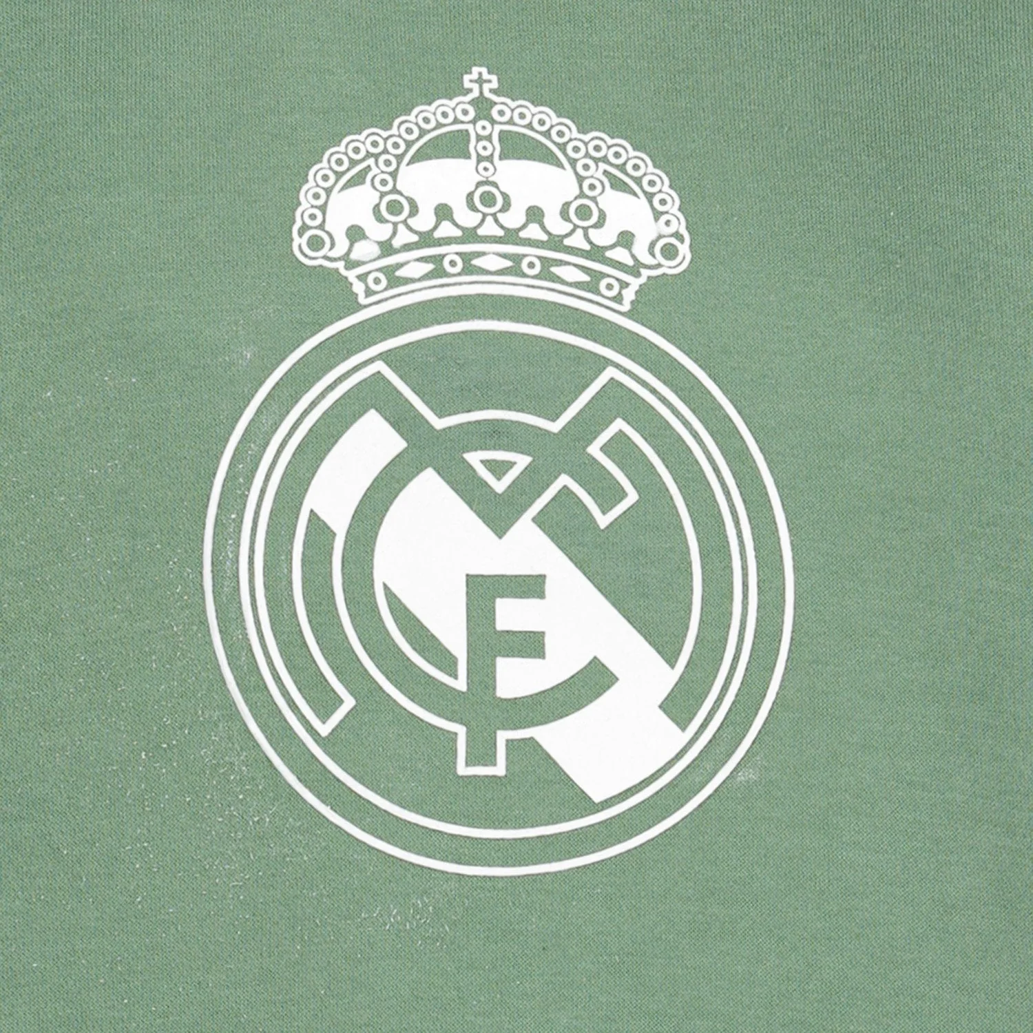 Kids Color Crest Hoodie Dark Green Real Madrid - Image 4