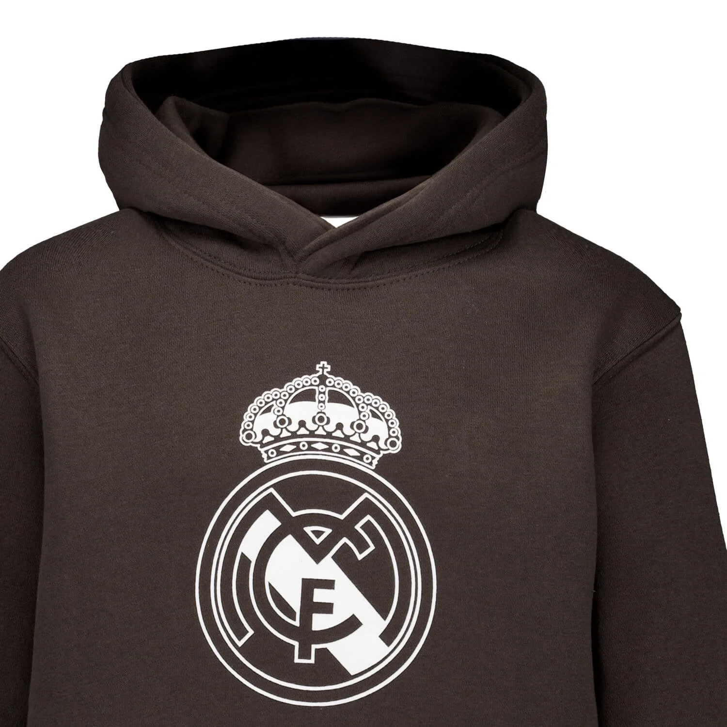Kids Color Crest Hoodie Washed Black Real Madrid - Image 3