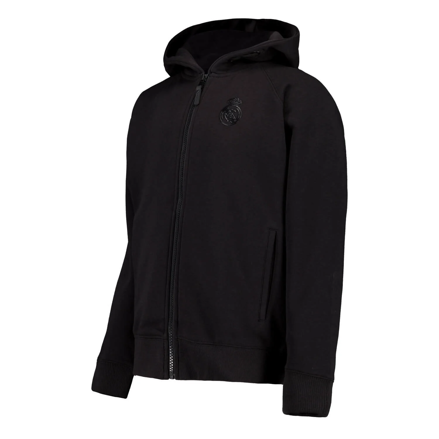 Kids Blackout Hoodie Globe Backprint Black Real Madrid - Image 4