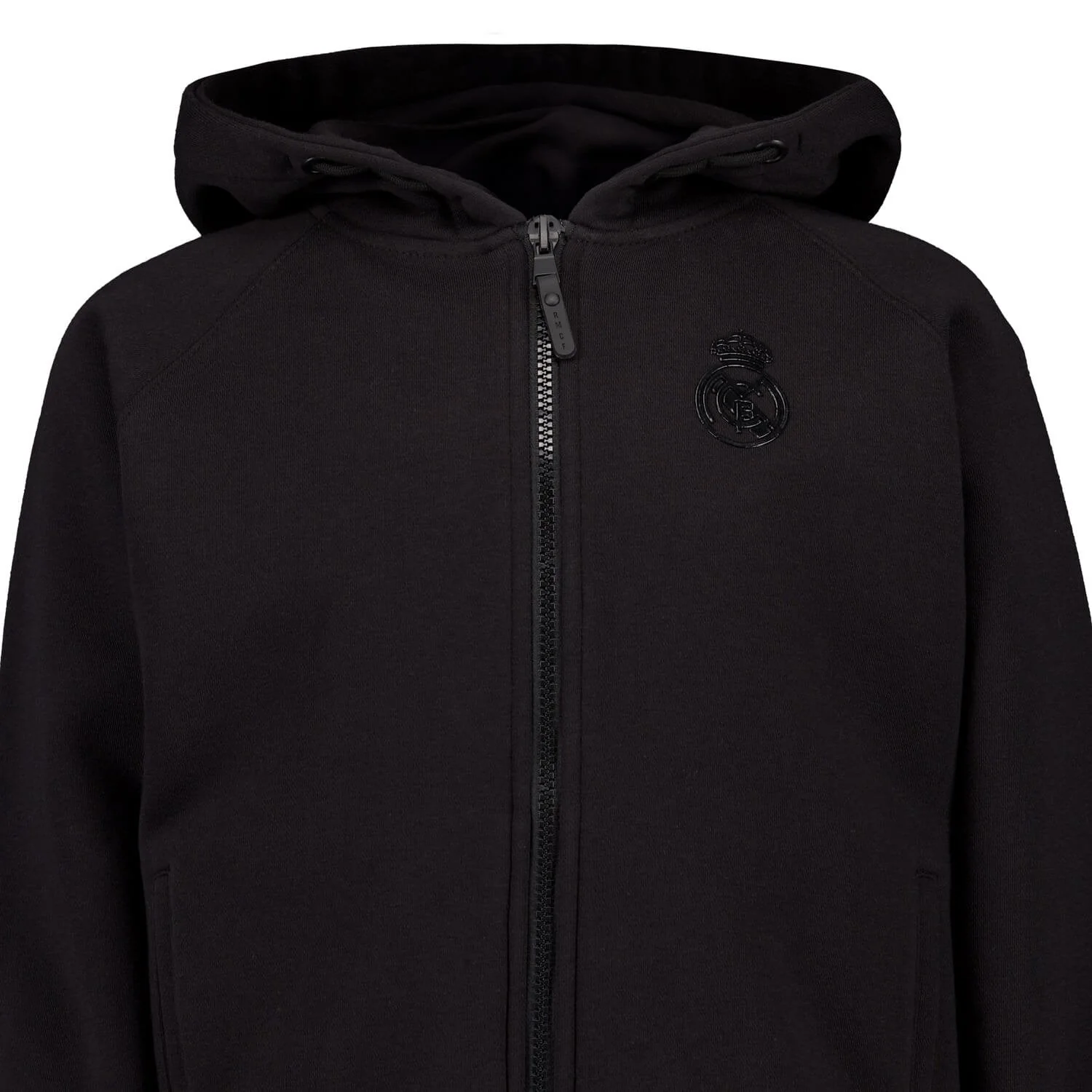 Kids Blackout Hoodie Globe Backprint Black Real Madrid - Image 5