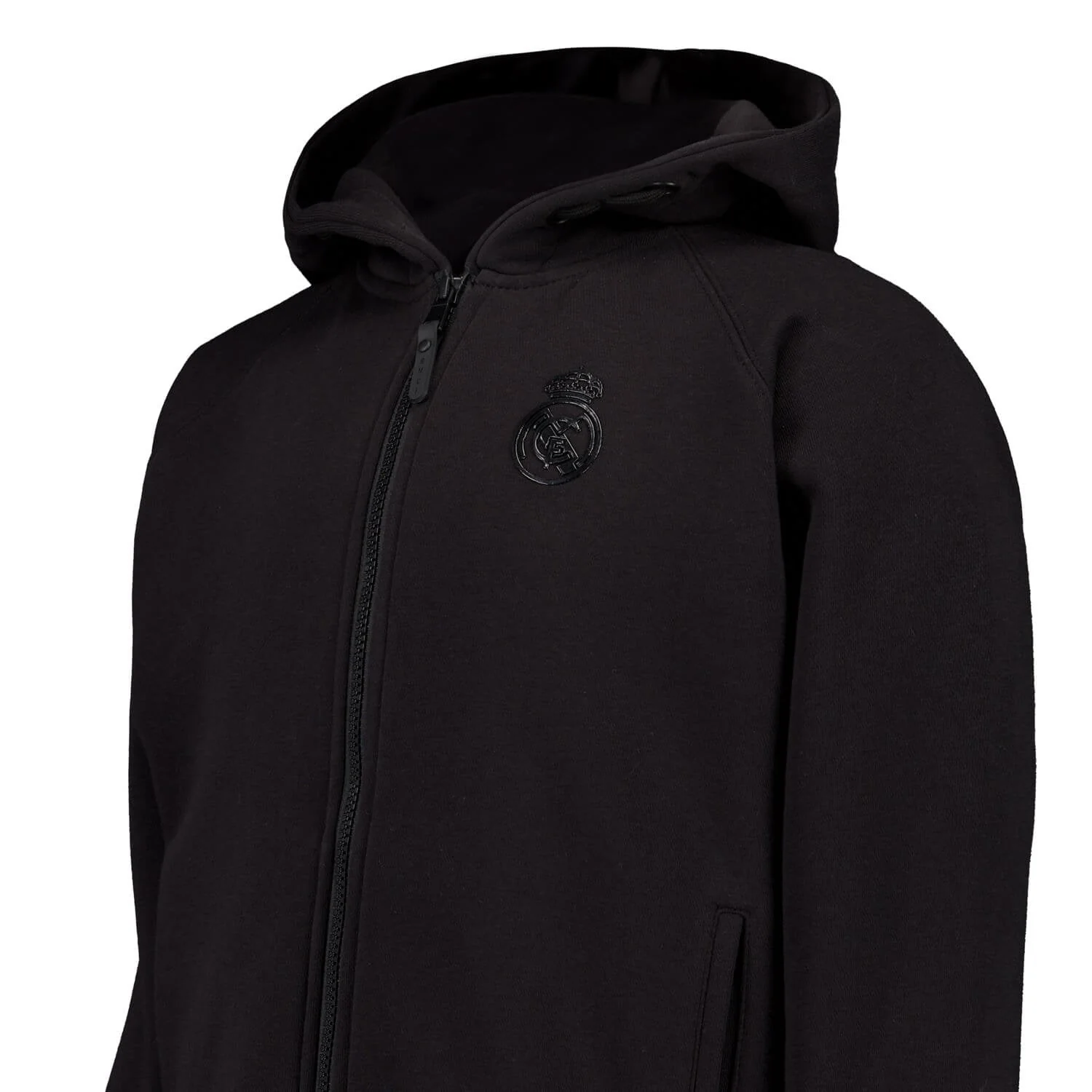 Kids Blackout Hoodie Globe Backprint Black Real Madrid - Image 6