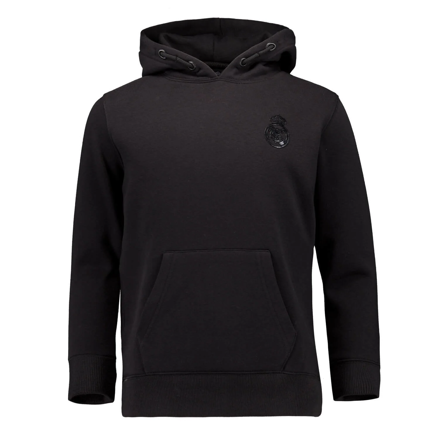 Kids Blackout Hoodie Backprint Black Real Madrid - Image 3