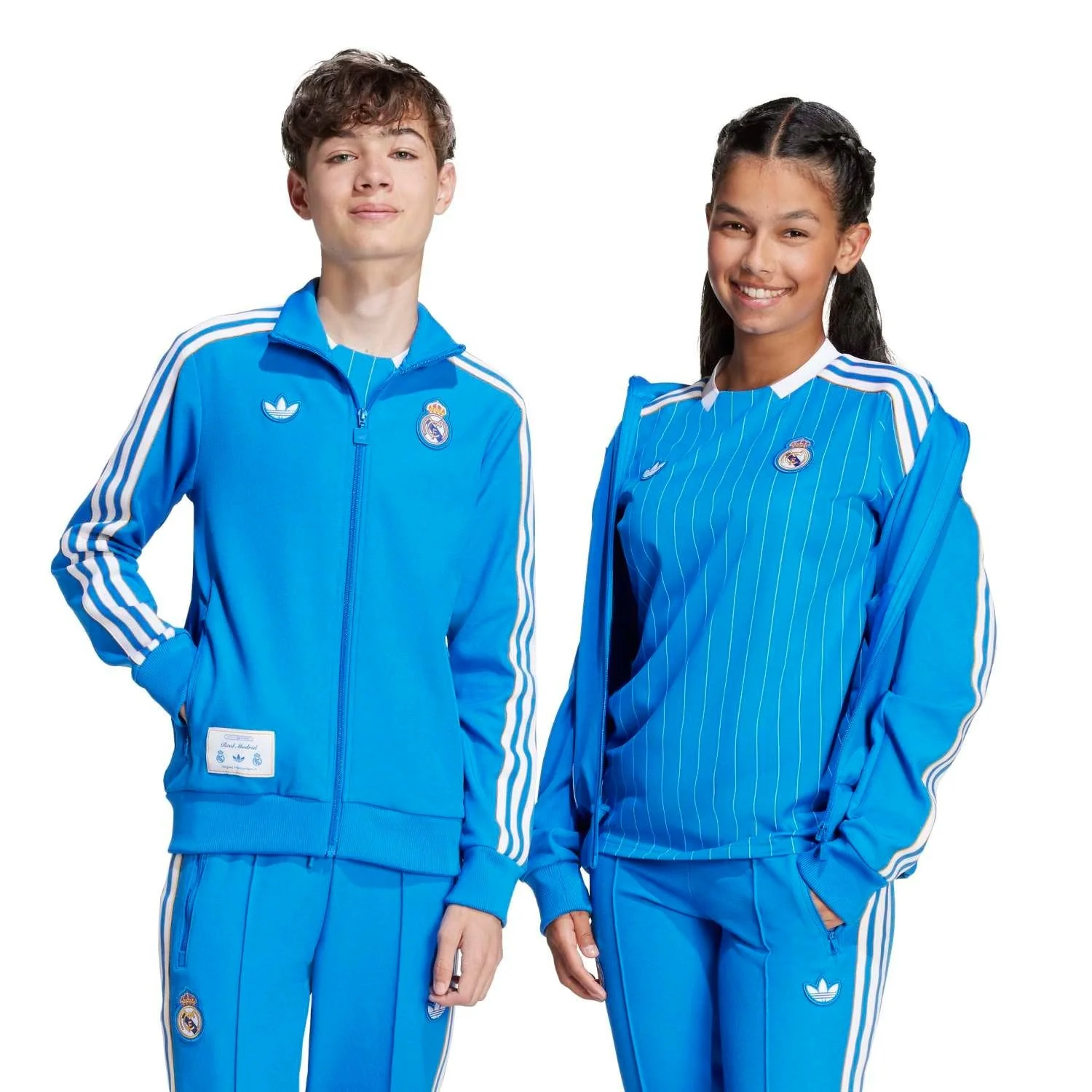 Kids adidas Originals Terrace Icons Track Top 25/26 Blue - Image 6