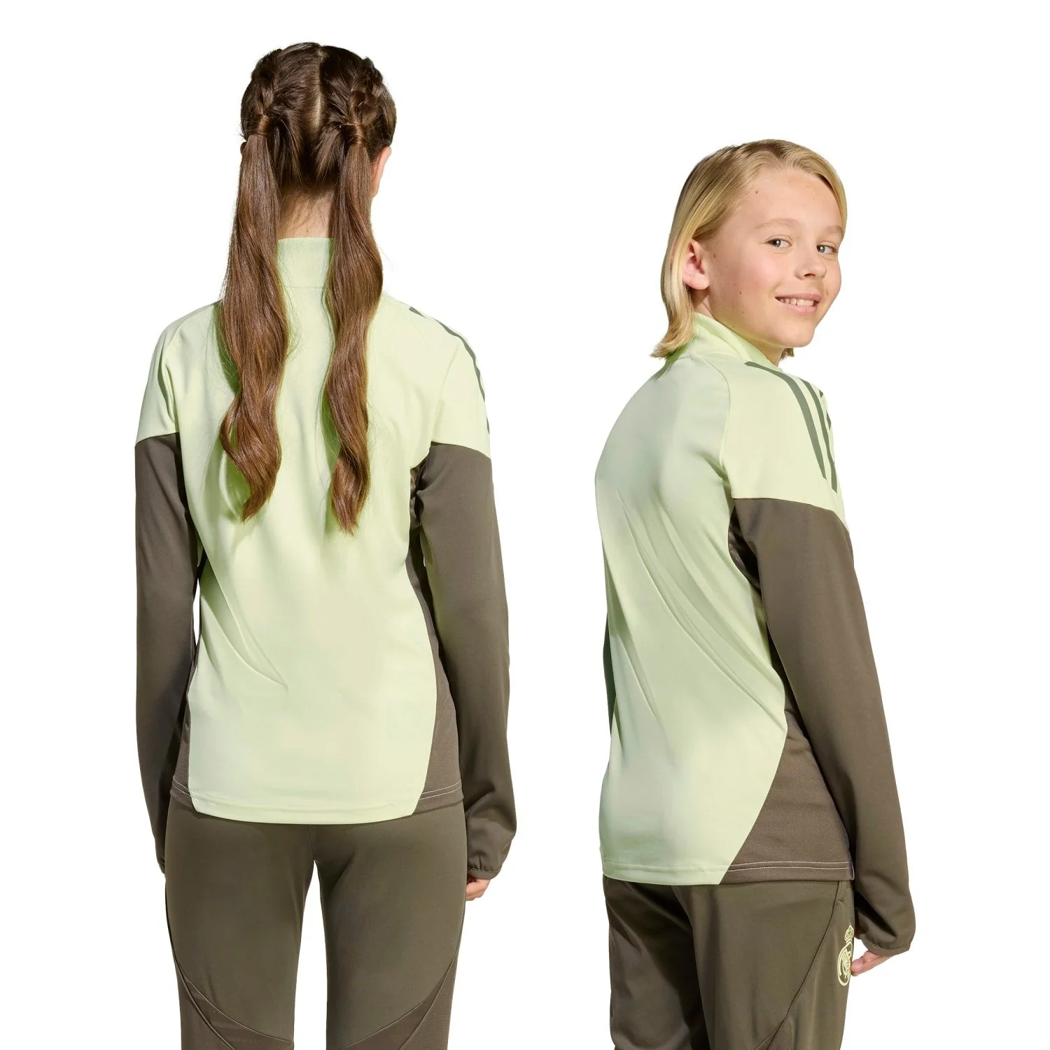 Kids adidas Training Top 25/26 Lime Green - Image 4