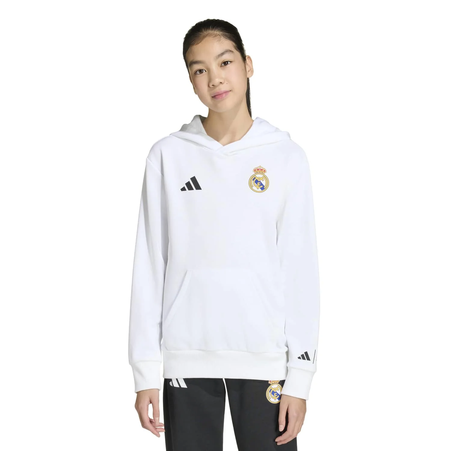 Youth adidas Marvel Hoodie 25/26 White - Image 2