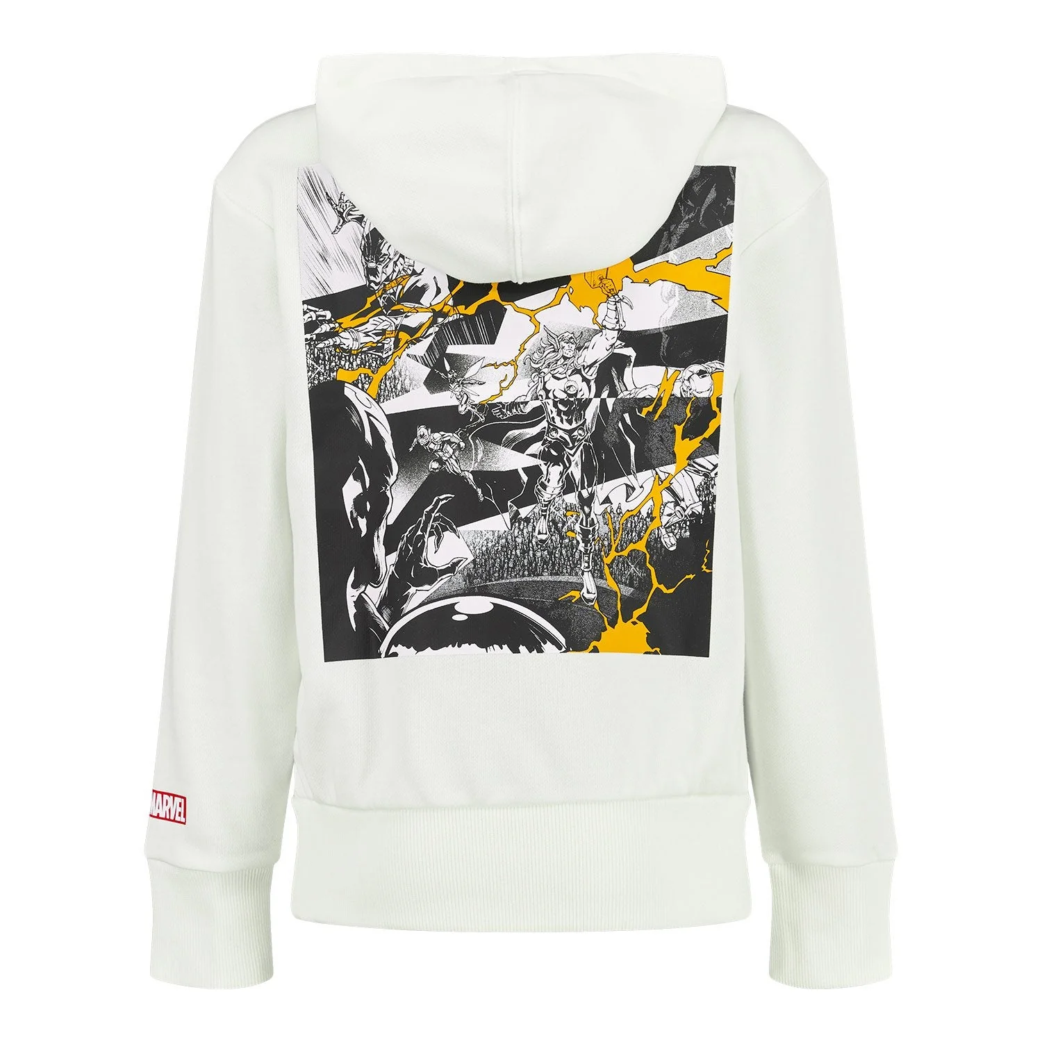 Youth adidas Marvel Hoodie 25/26 White - Image 4