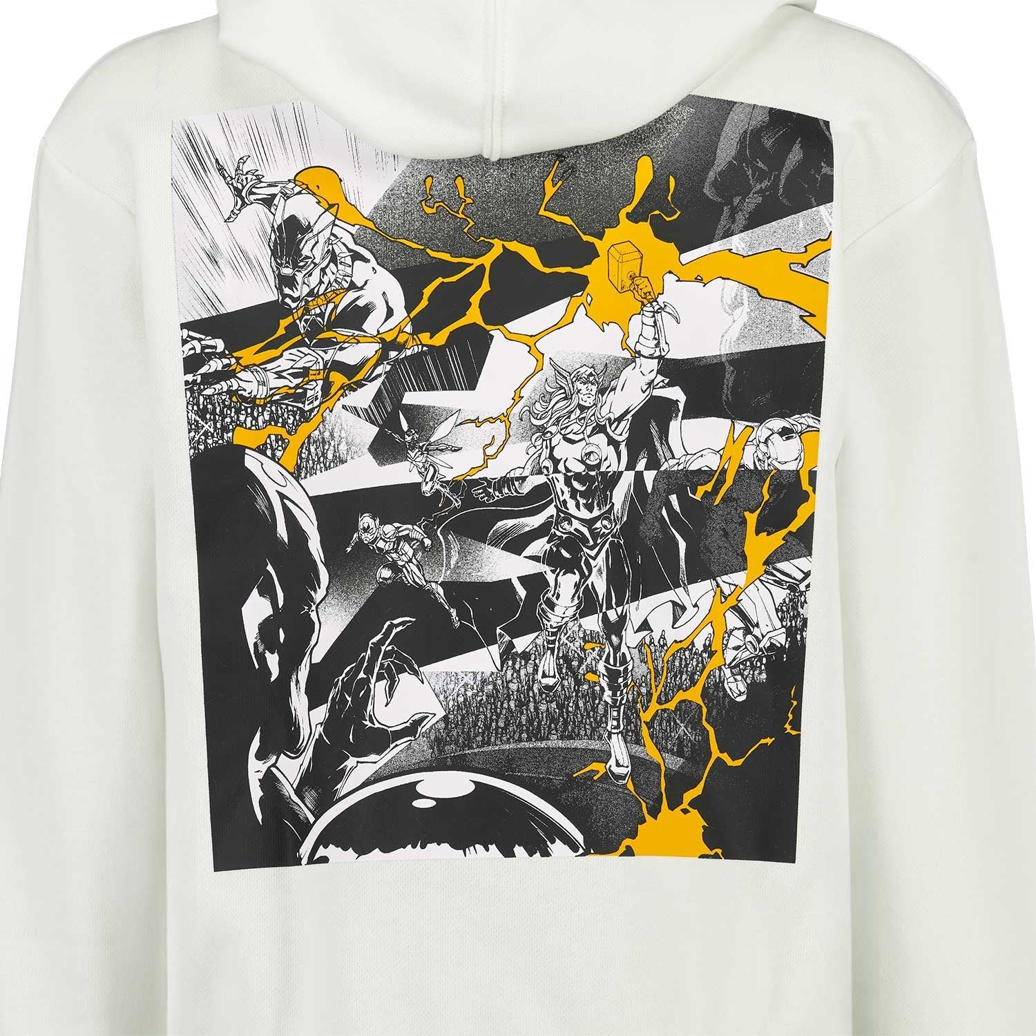 Youth adidas Marvel Hoodie 25/26 White - Image 5