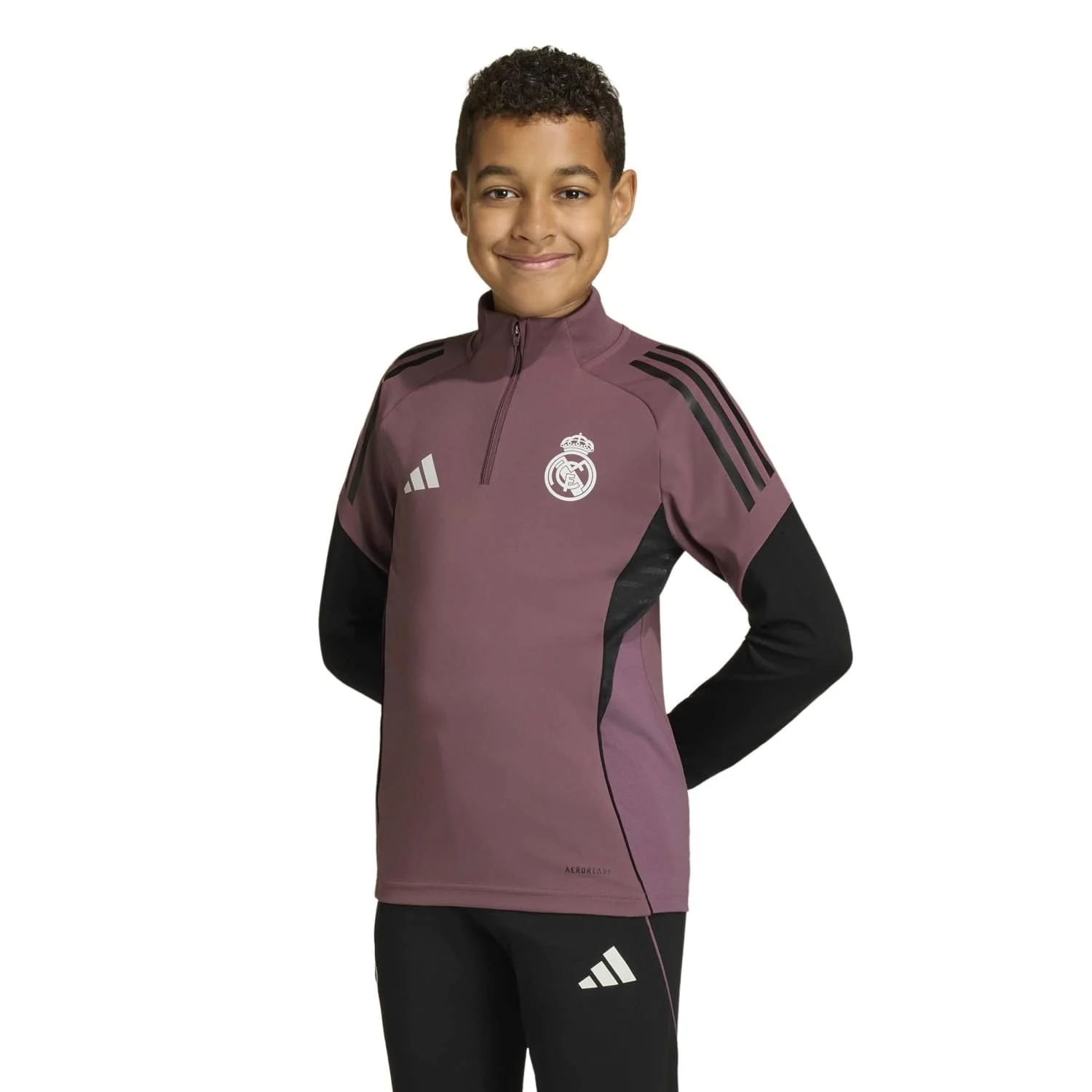 Youth adidas Training Top 25/26 Purple - Image 2
