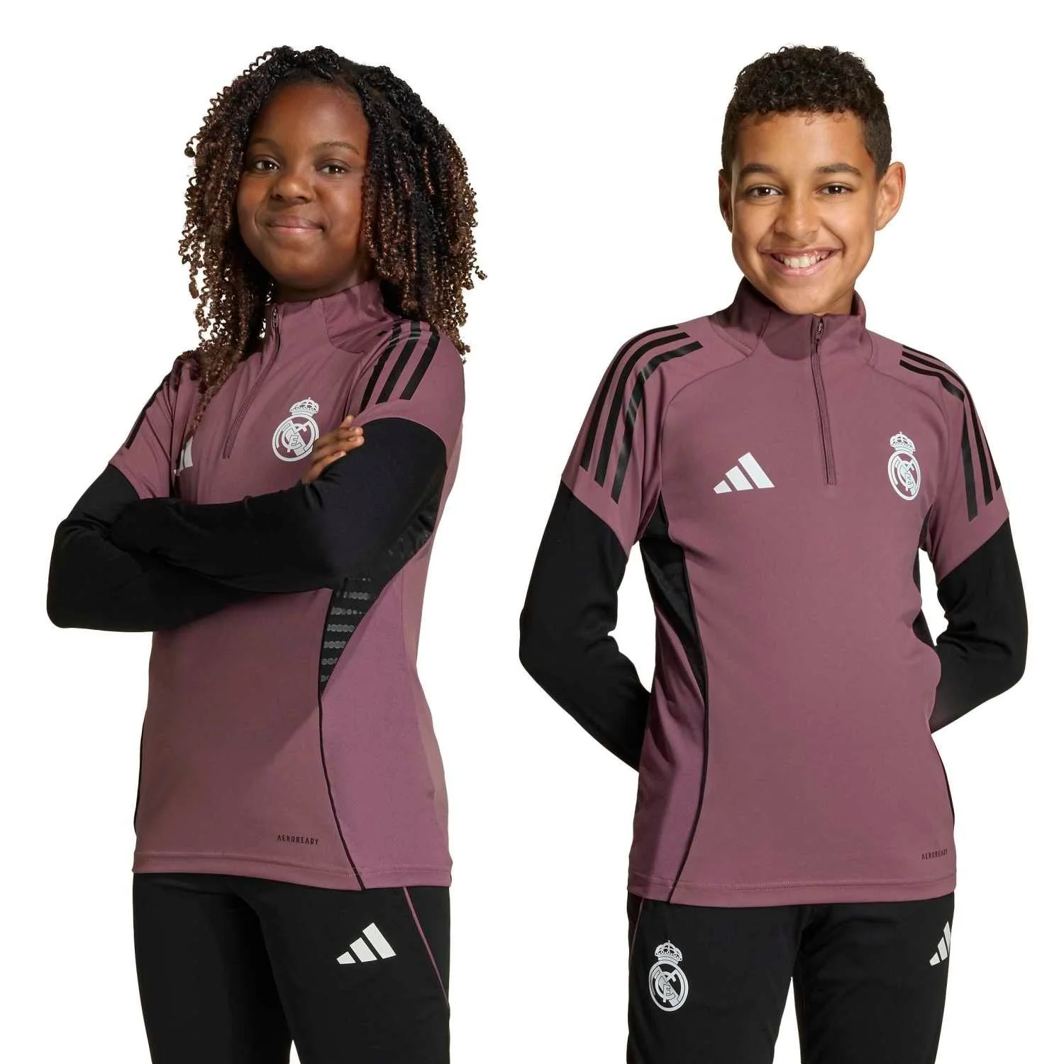 Youth adidas Training Top 25/26 Purple - Image 5