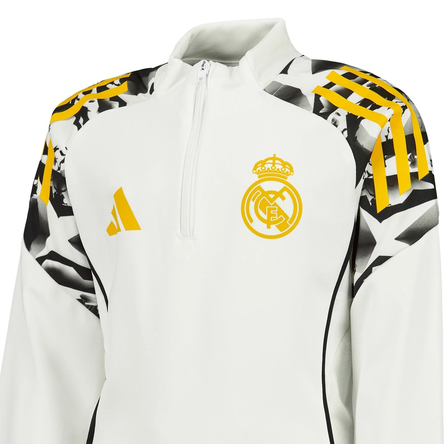 Youth adidas Marvel Training Top 25/26 White/Gold - Image 3