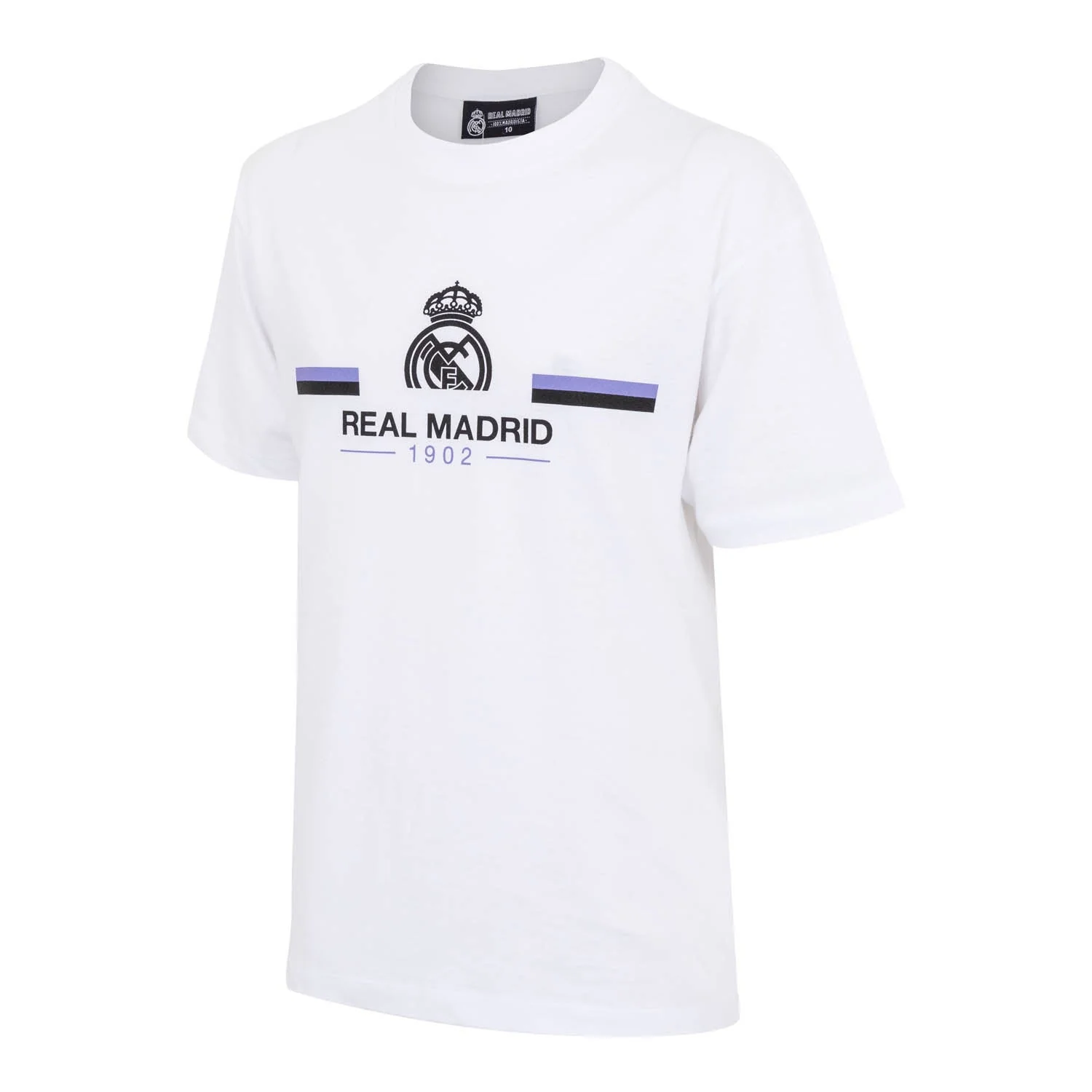 Kids 1902 T-Shirt White/Purple - Image 5