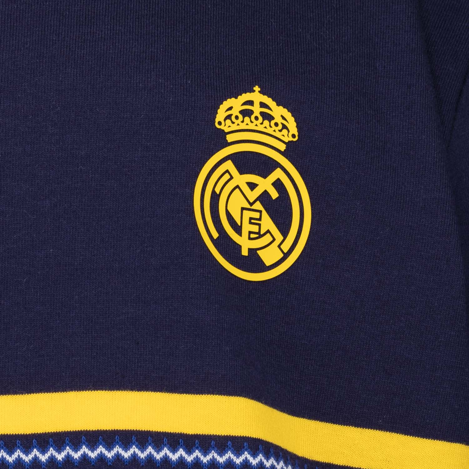 Kids Kids on Tour Real Madrid Horizontal Stripe T-Shirt Jacquard - Image 3
