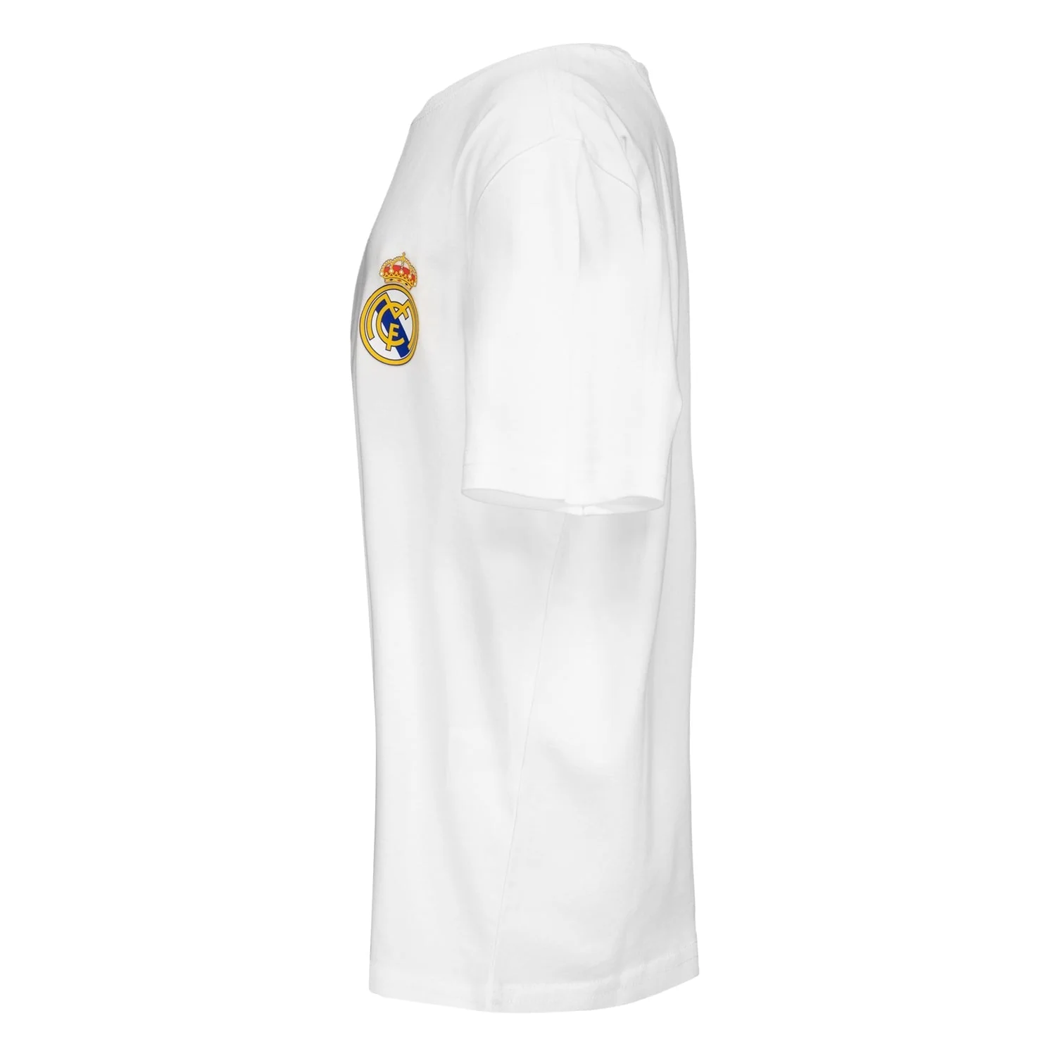 Kids ECO Essentials Real Madrid Color Crest T-Shirt White - Image 5