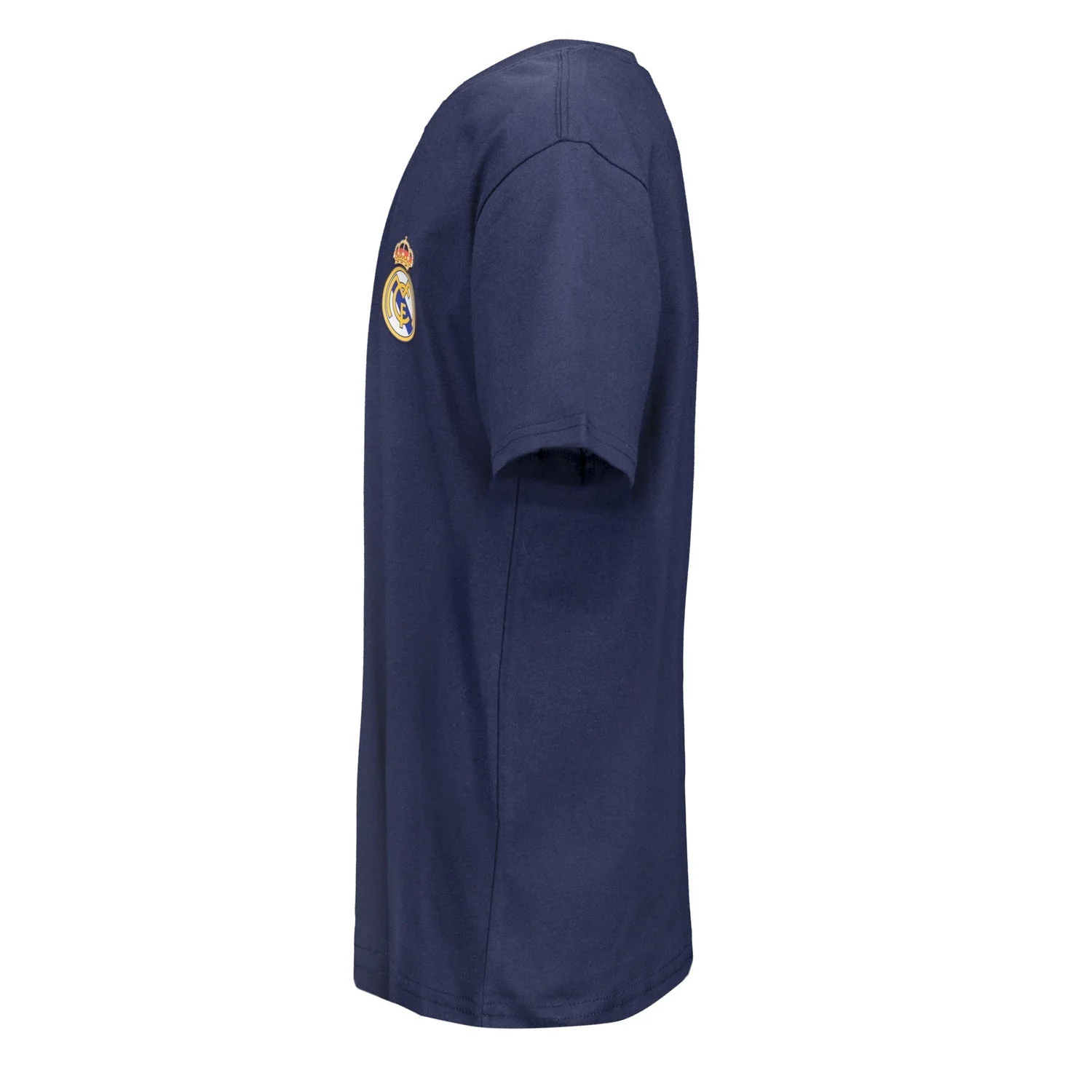 Kids ECO Essentials Real Madrid Color Crest T-Shirt Navy - Image 2