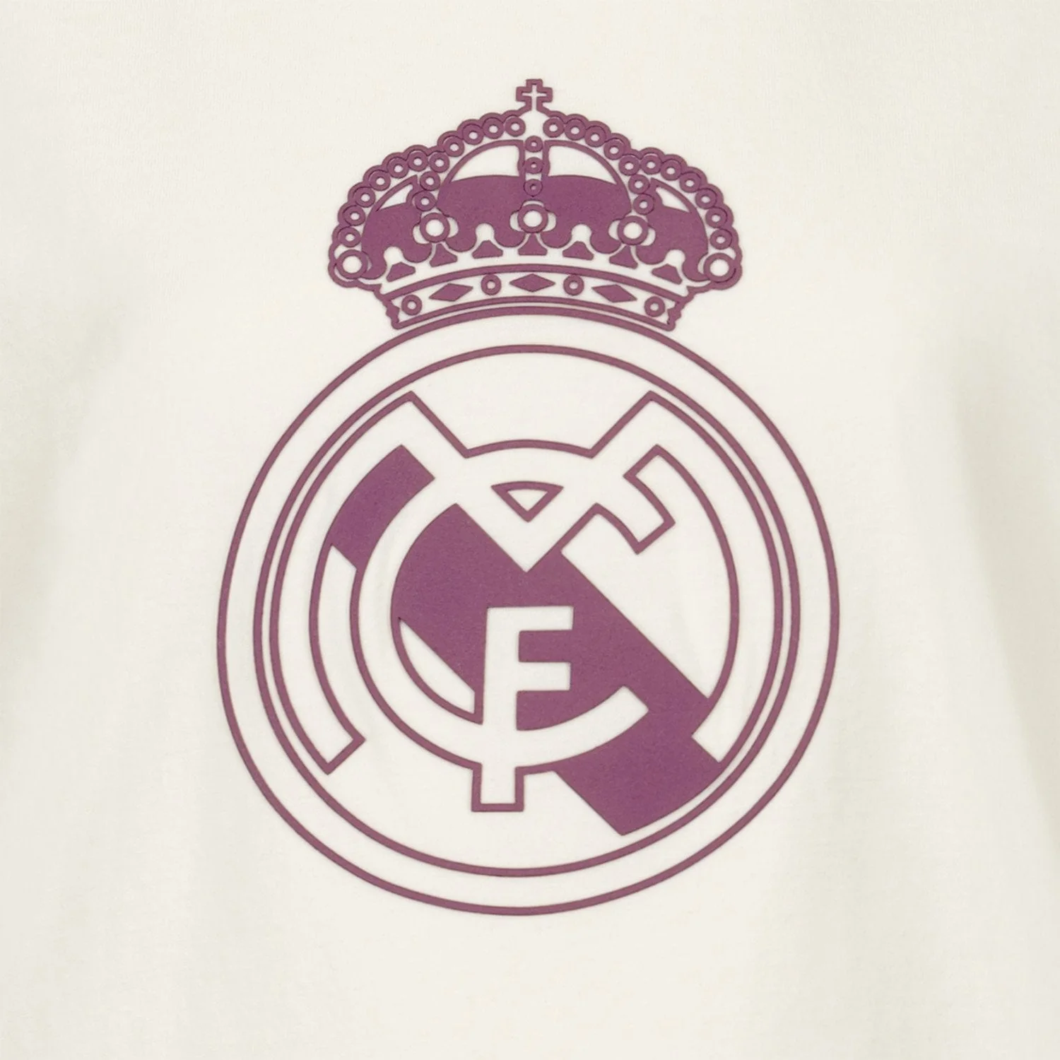 Kids Color Crest T-Shirt Off White Real Madrid - Image 3