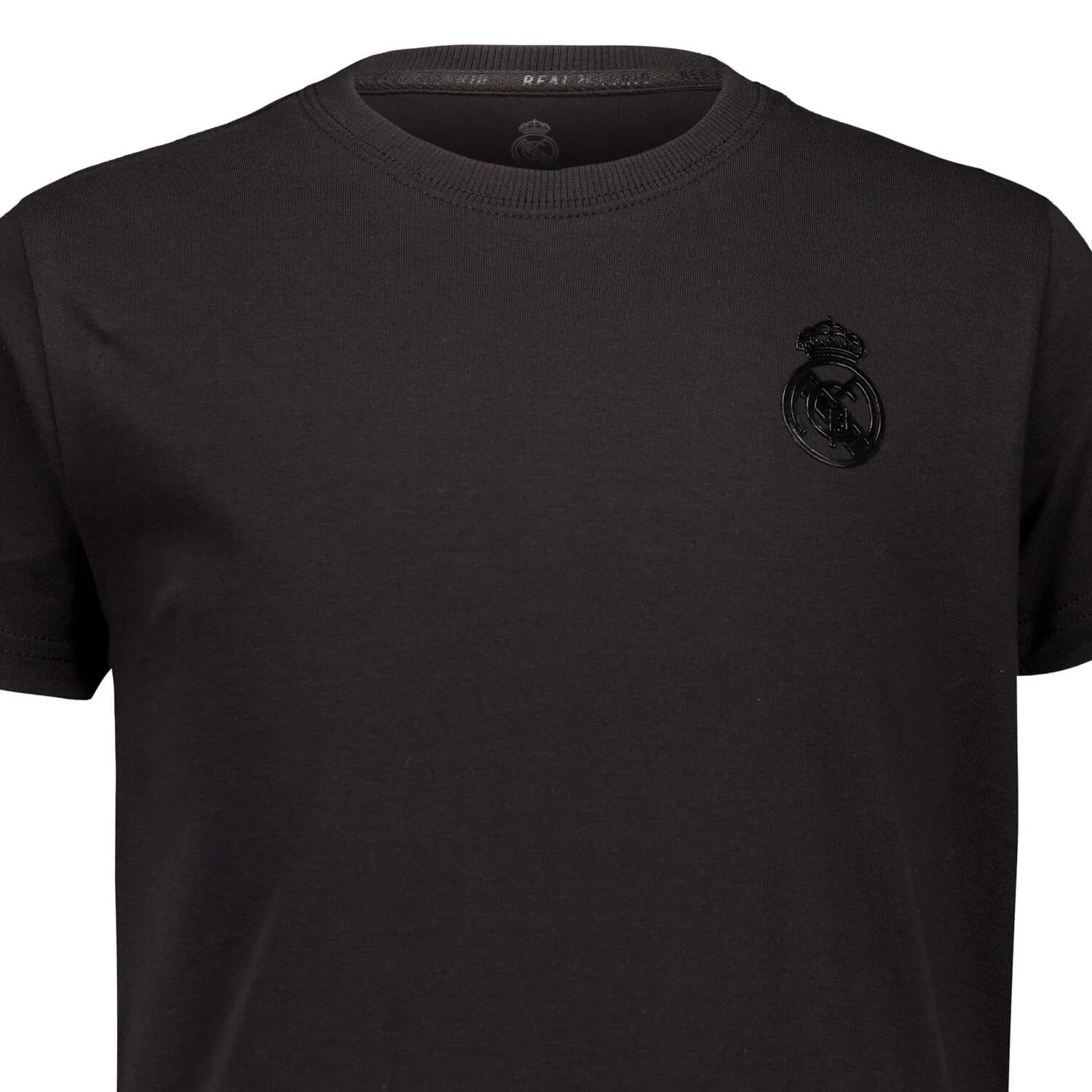 Kids Blackout T-Shirt Globe Backprint Black Real Madrid - Image 4