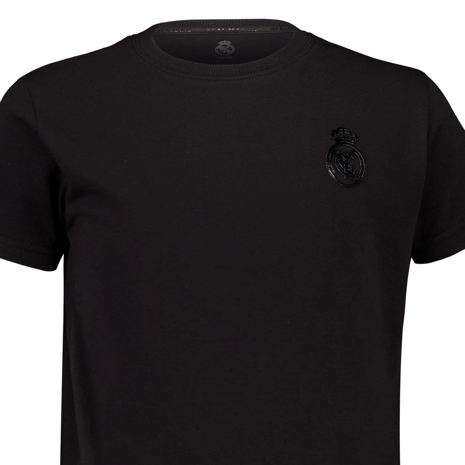 Kids Blackout T-Shirt Backprint Black Real Madrid - Image 4