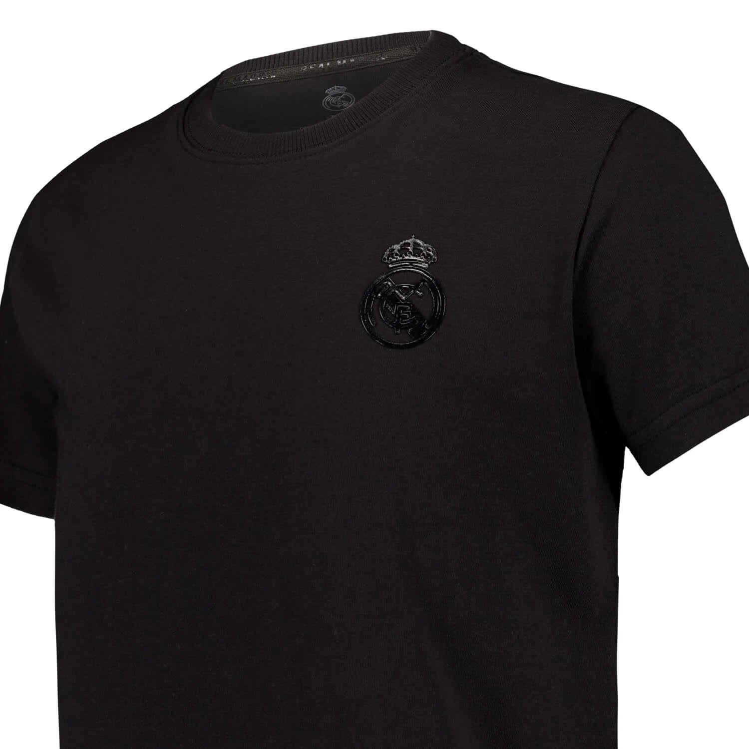 Kids Blackout T-Shirt Backprint Black Real Madrid - Image 6