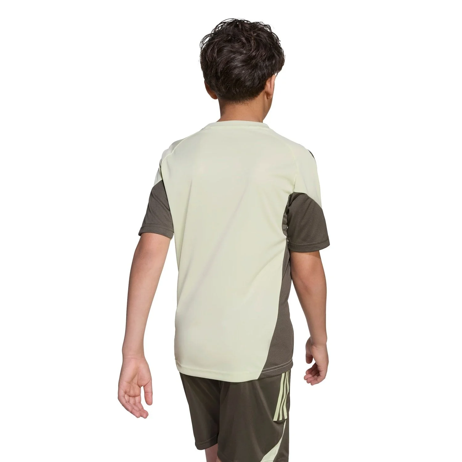 Kids adidas Training Shirt 25/26 Lime Green - Image 4