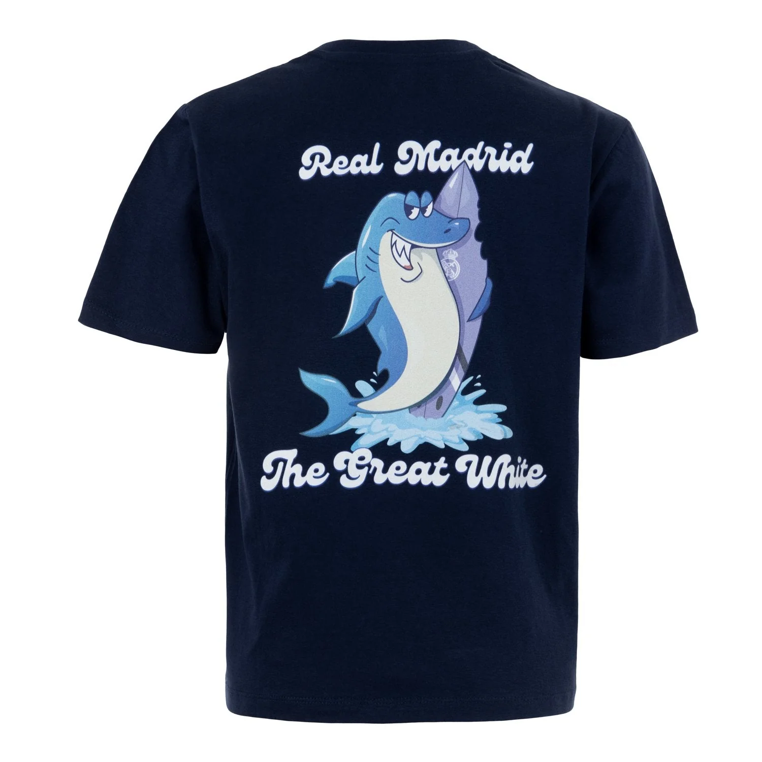Kids Summer Shark T-Shirt Navy - Image 3
