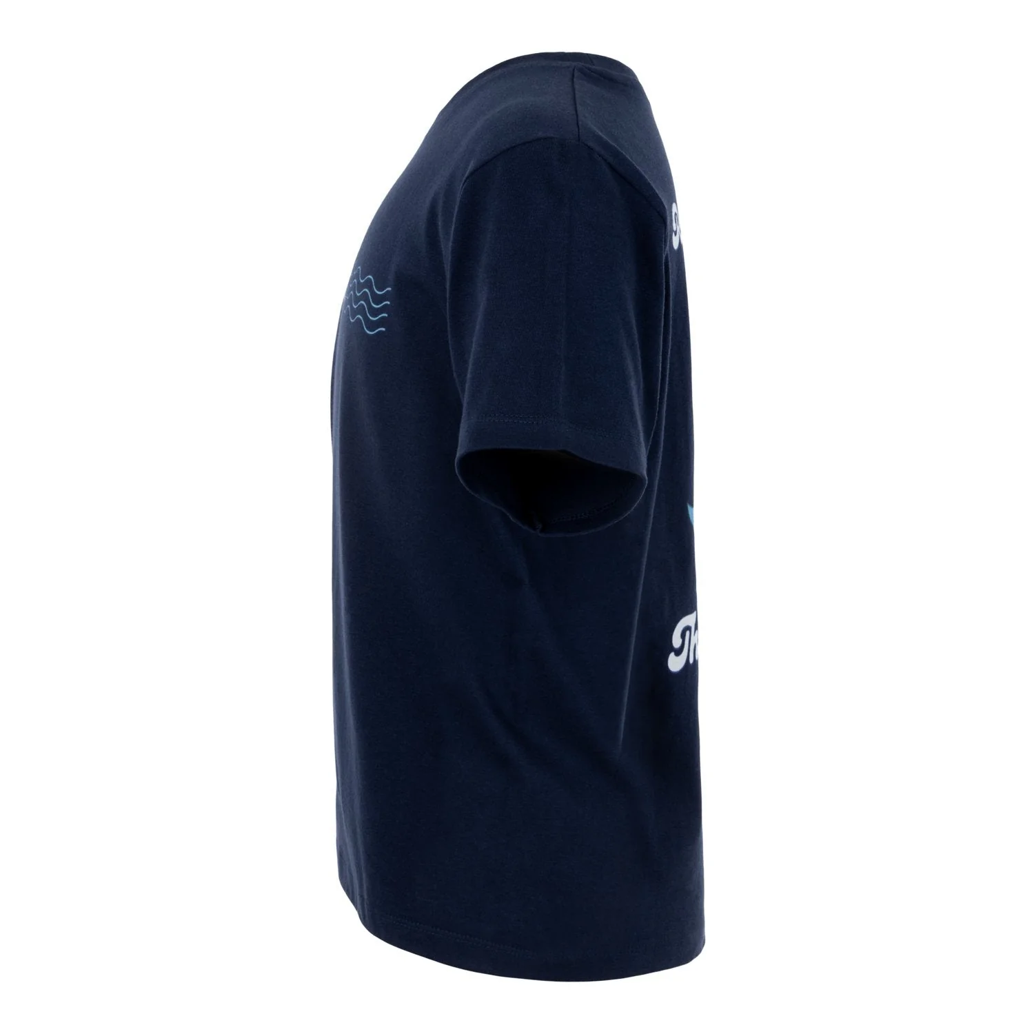 Kids Summer Shark T-Shirt Navy - Image 4