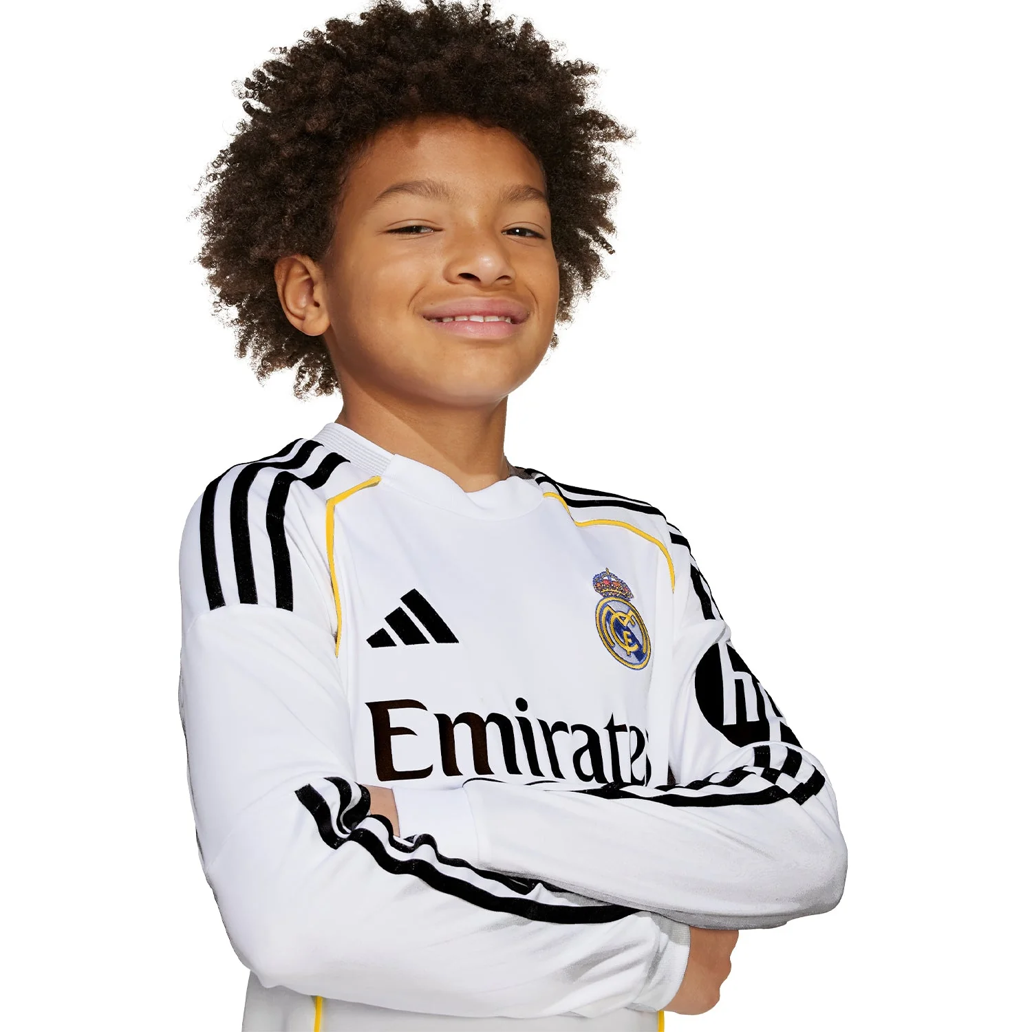 Kids Home Long Sleeve Jersey 25/26 White - Image 3