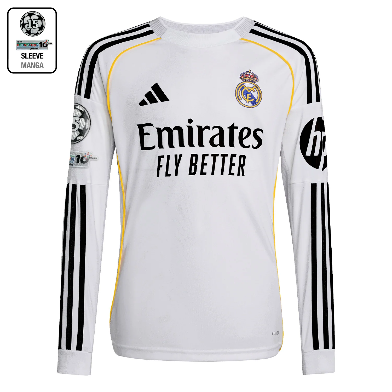 Kids Home Long Sleeve Jersey 25/26 White - Image 8