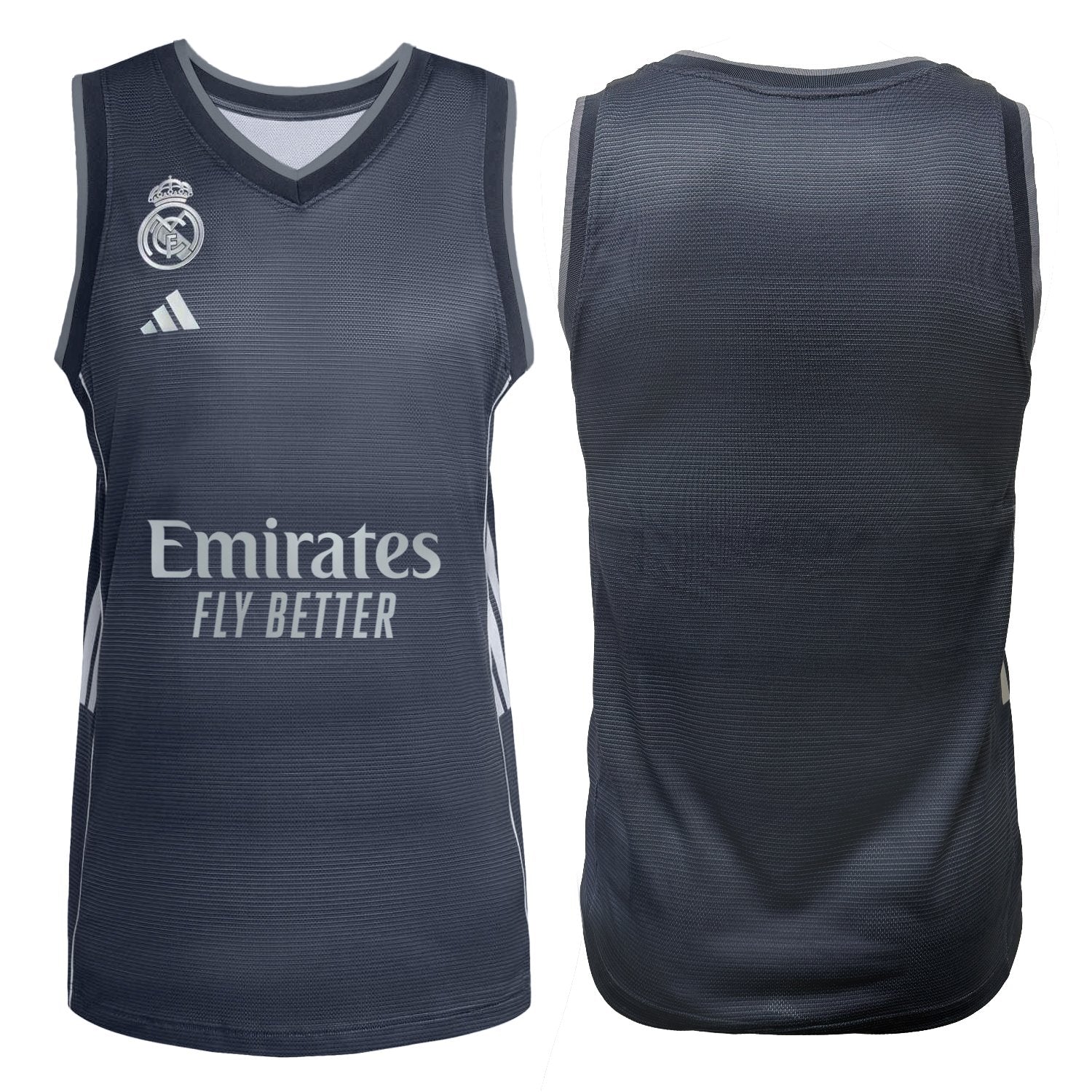 Kids Away Basketball Shirt 25/26 Navy - Image 3