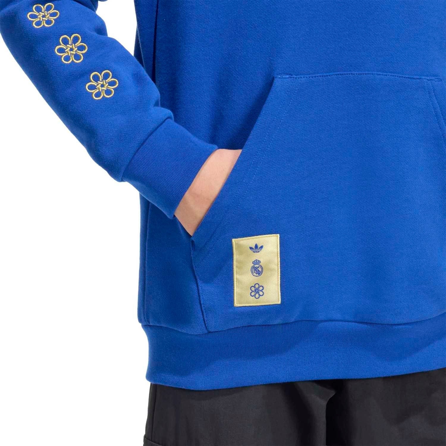 Youth adidas Chinese Knot Pack Hoodie 25/26 Blue - Image 3