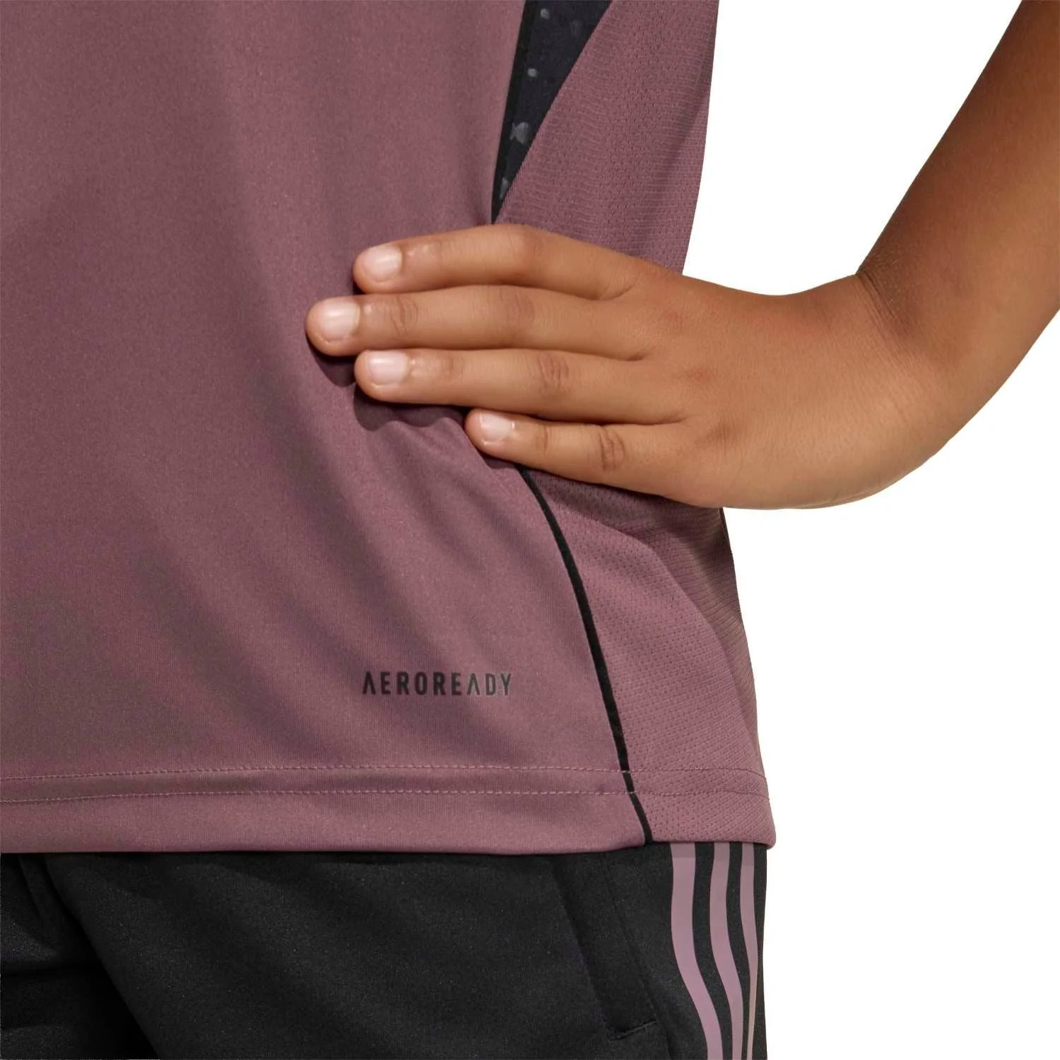Youth adidas Training Shirt 25/26 Purple - Image 3