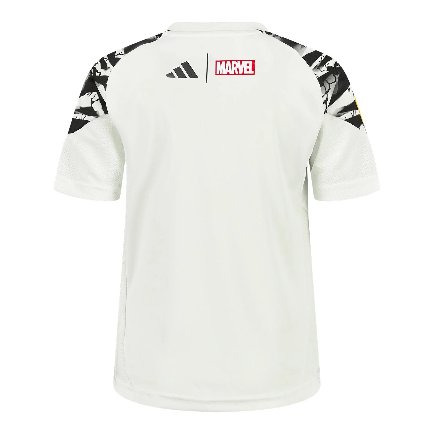 Youth adidas Marvel Training Shirt 25/26 White/Gold - Image 2