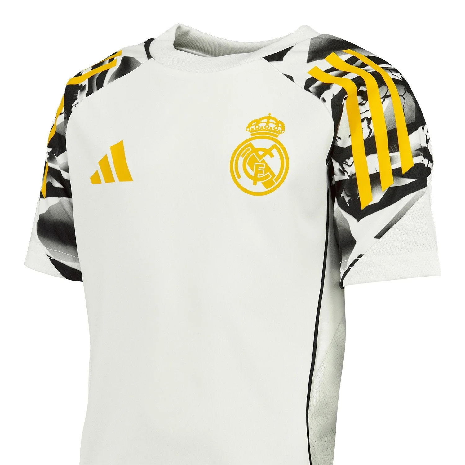 Youth adidas Marvel Training Shirt 25/26 White/Gold - Image 3