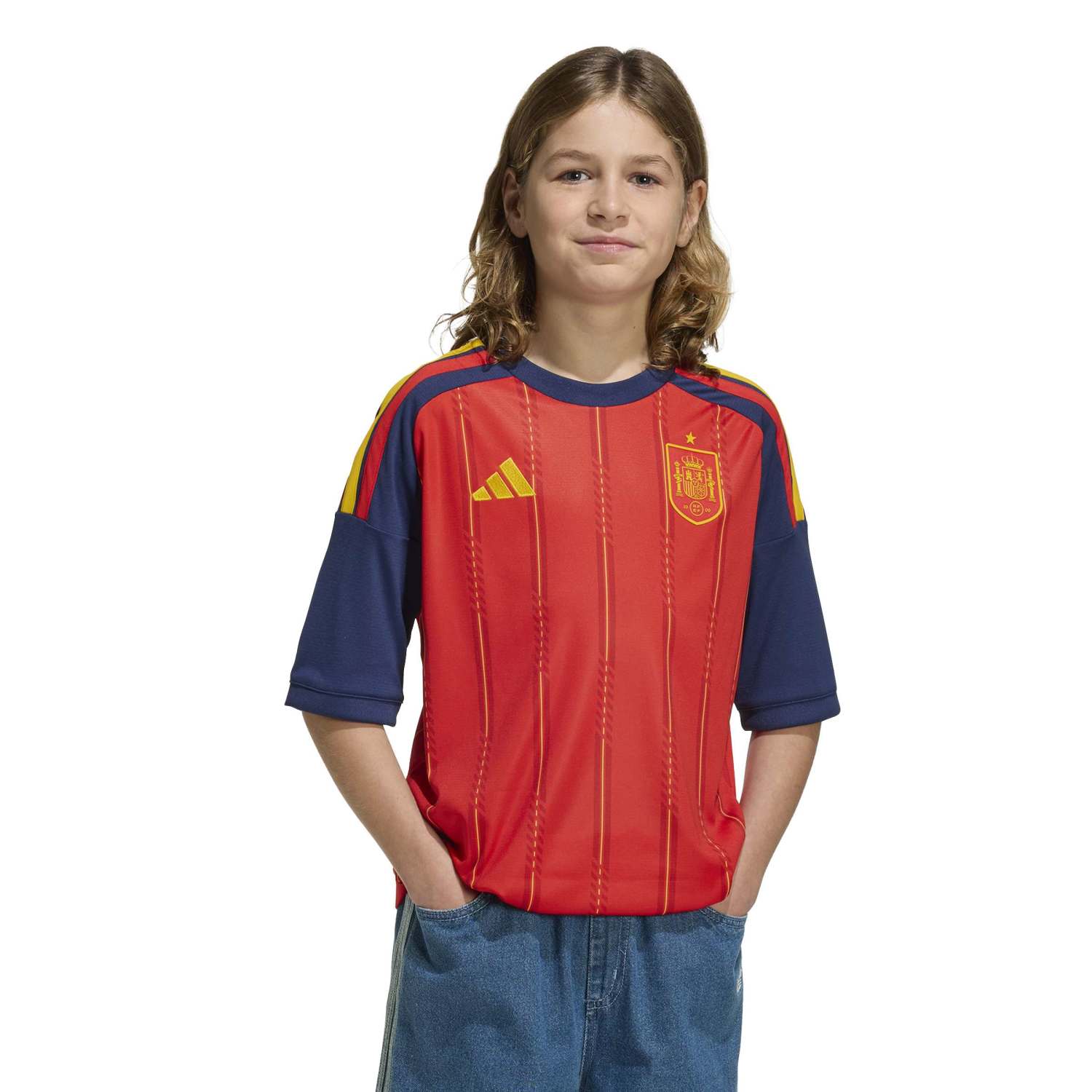 Spain Kids Home Jersey World Cup 2026 Red - Image 3