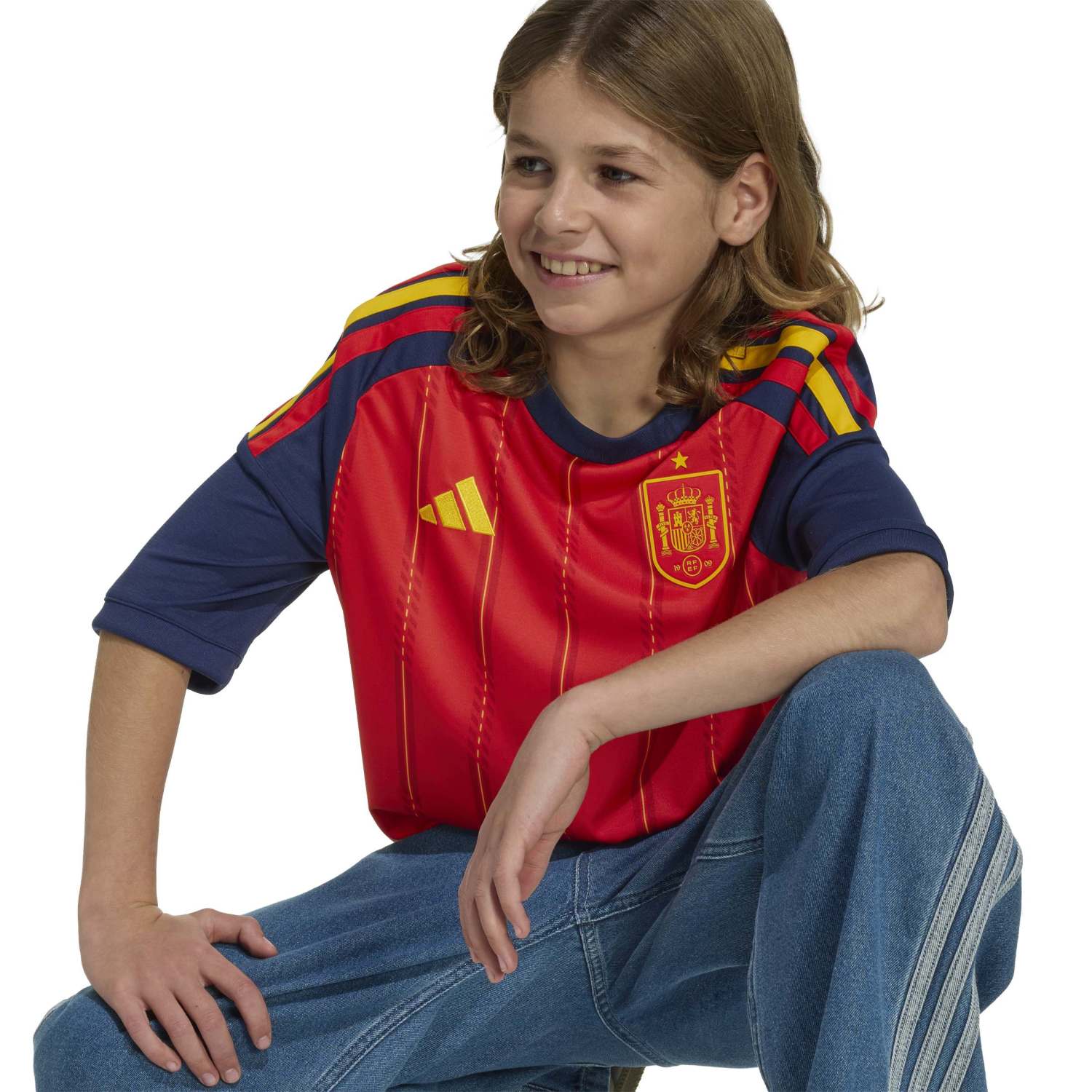Spain Kids Home Jersey World Cup 2026 Red - Image 7