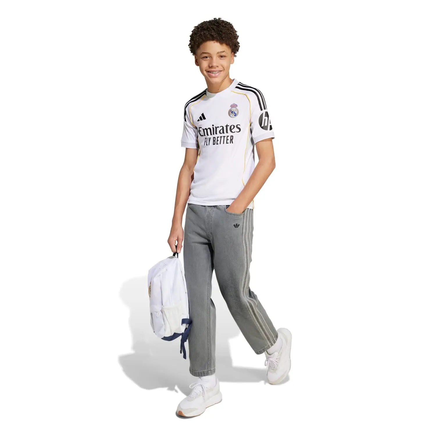 Youth Home Jersey 25/26 White - Image 6