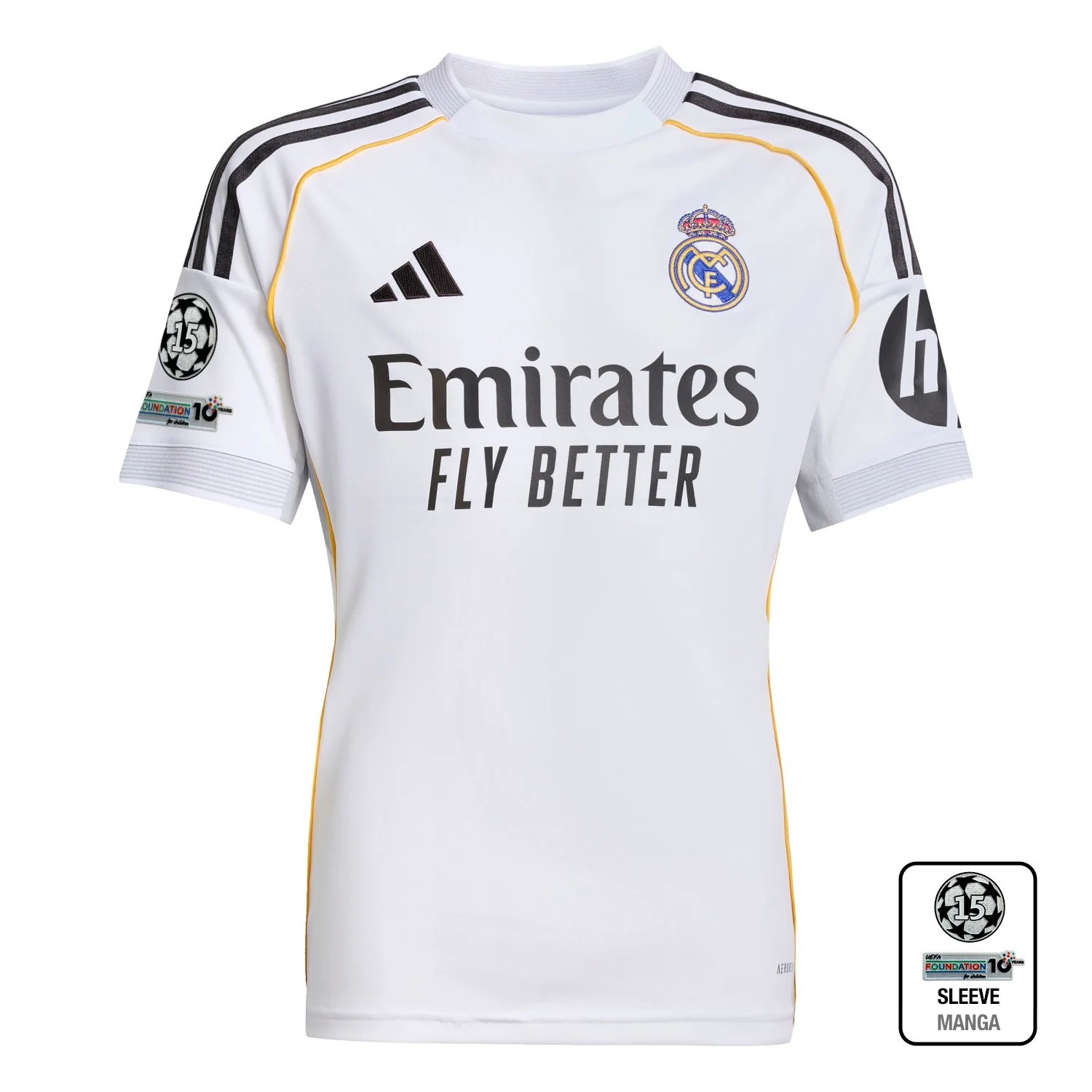 Youth Home Jersey 25/26 White - Image 8